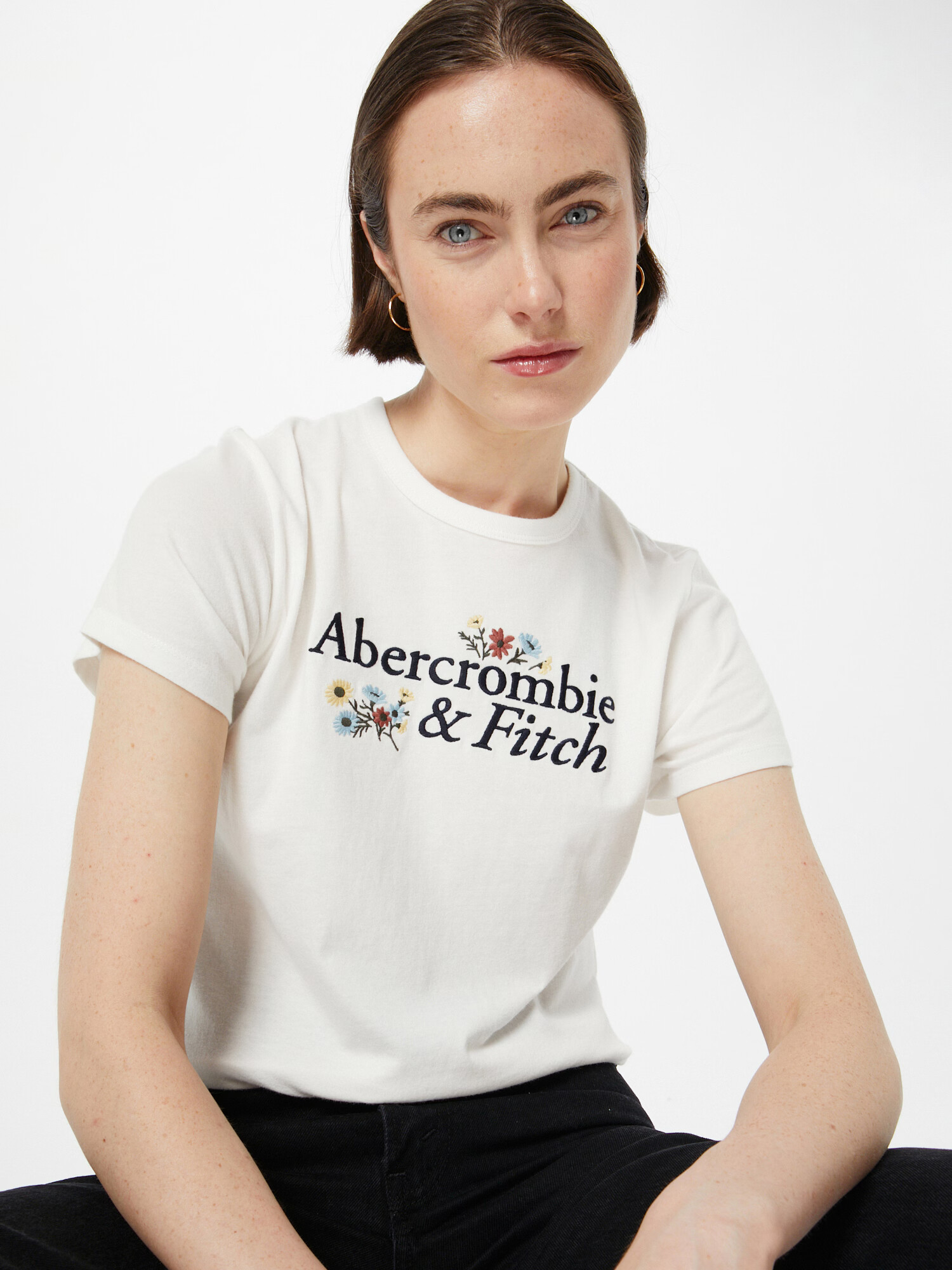 Abercrombie & Fitch Tričko svetlomodrá / olivová / čierna / biela - Pepit.sk