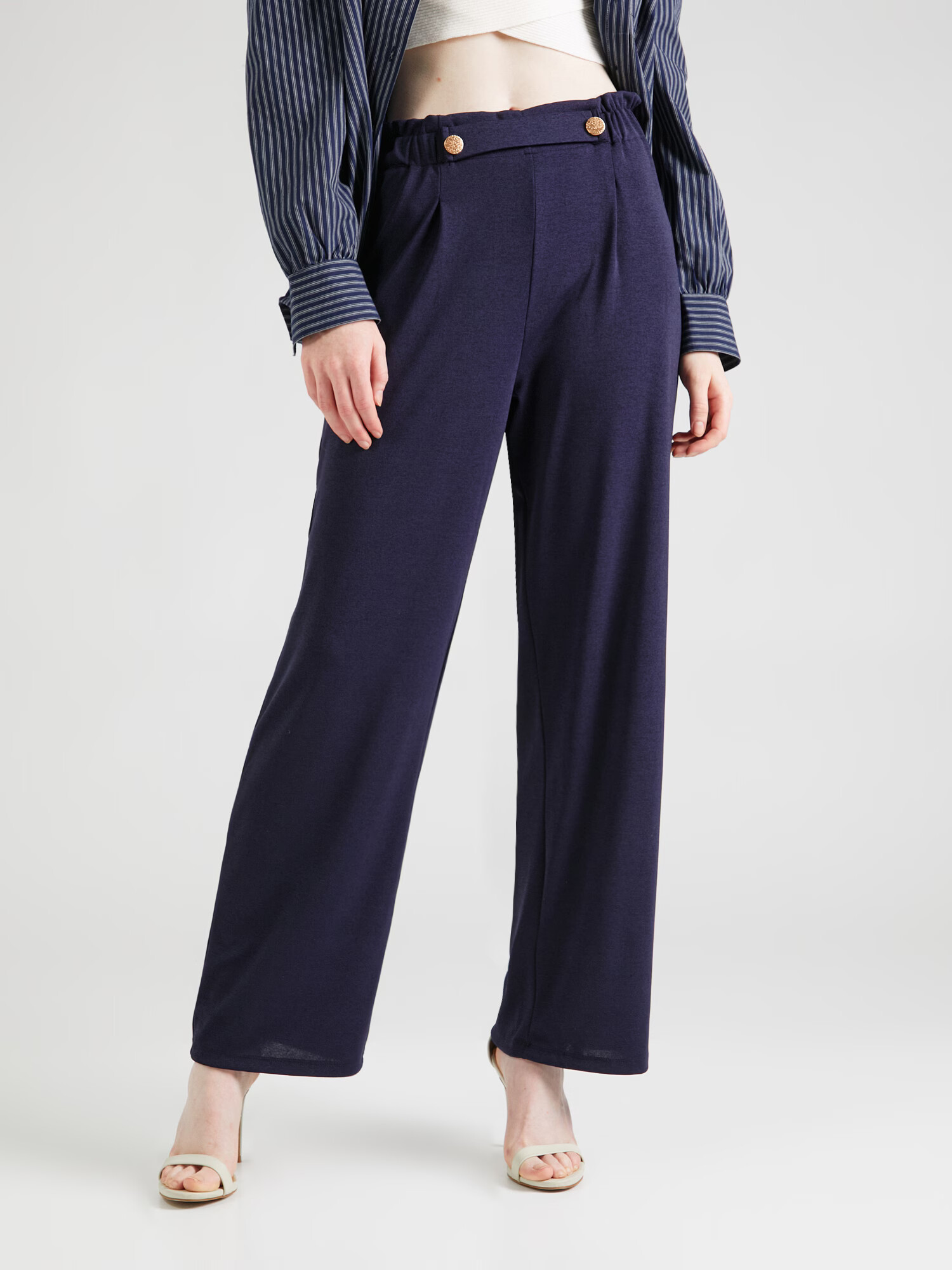 ABOUT YOU Nohavice 'Emely Trousers' tmavomodrá - Pepit.sk