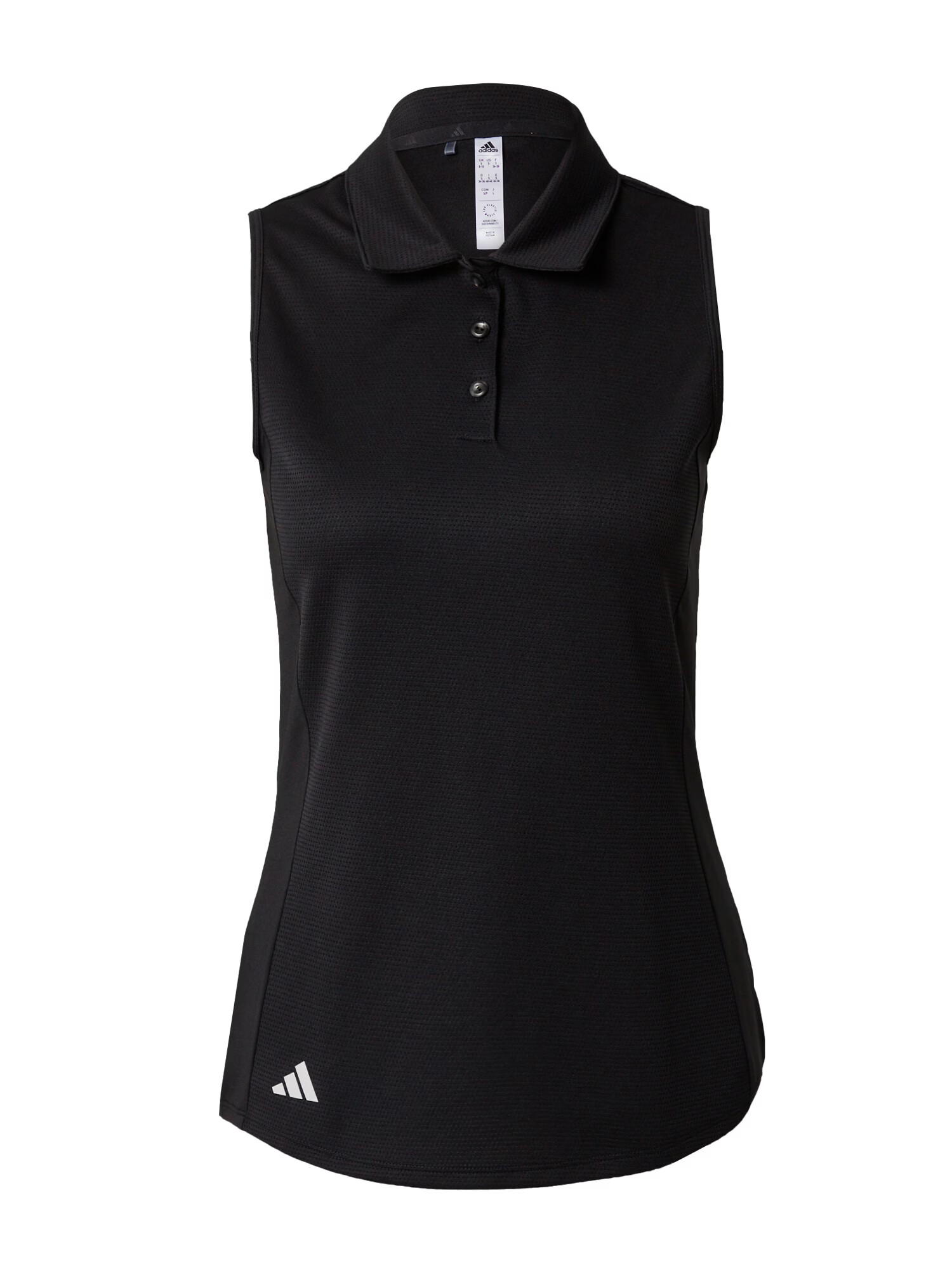 ADIDAS GOLF Funkčné tričko čierna / biela - Pepit.sk