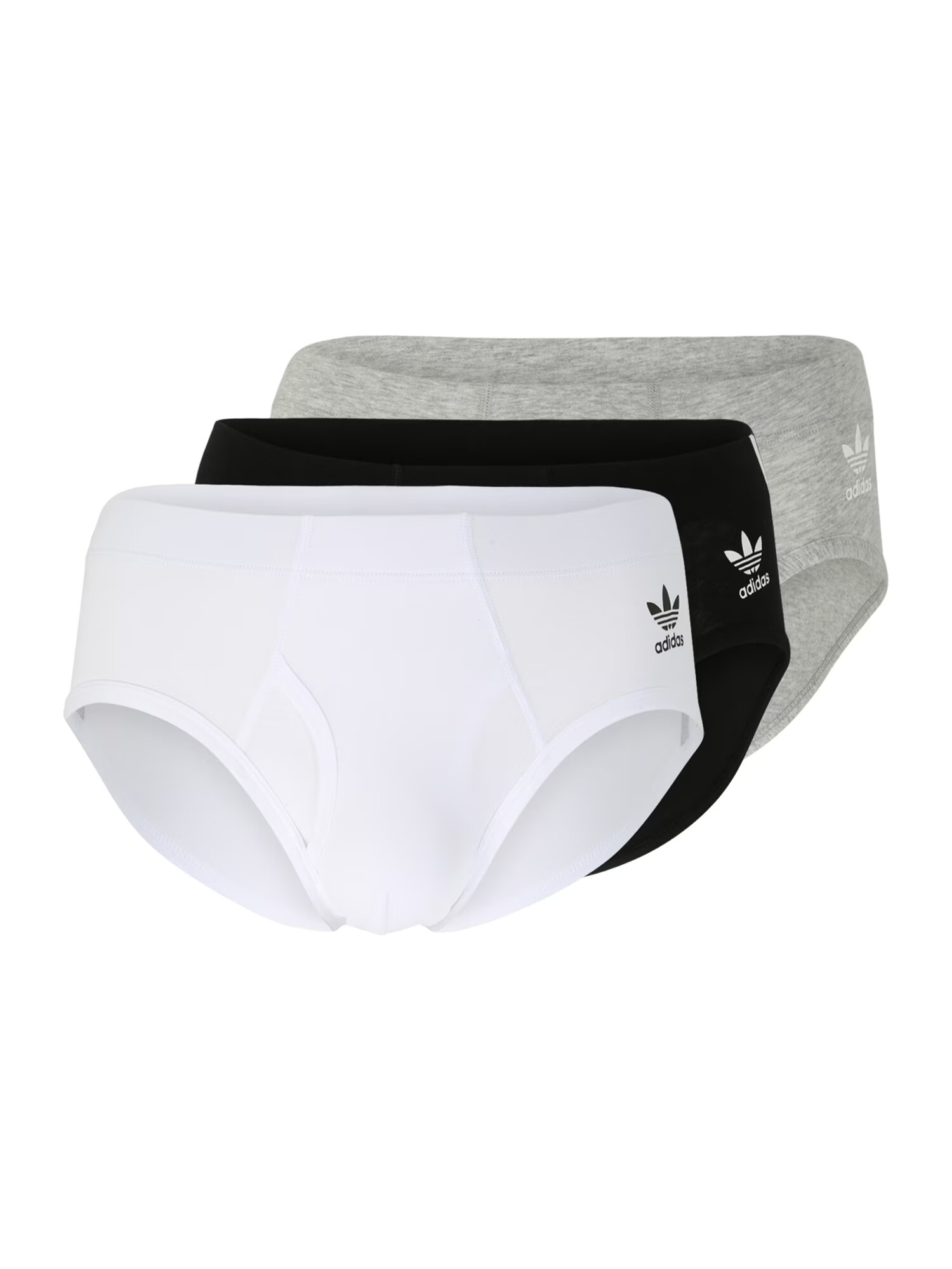 ADIDAS ORIGINALS Boxerky sivá melírovaná / čierna / biela - Pepit.sk