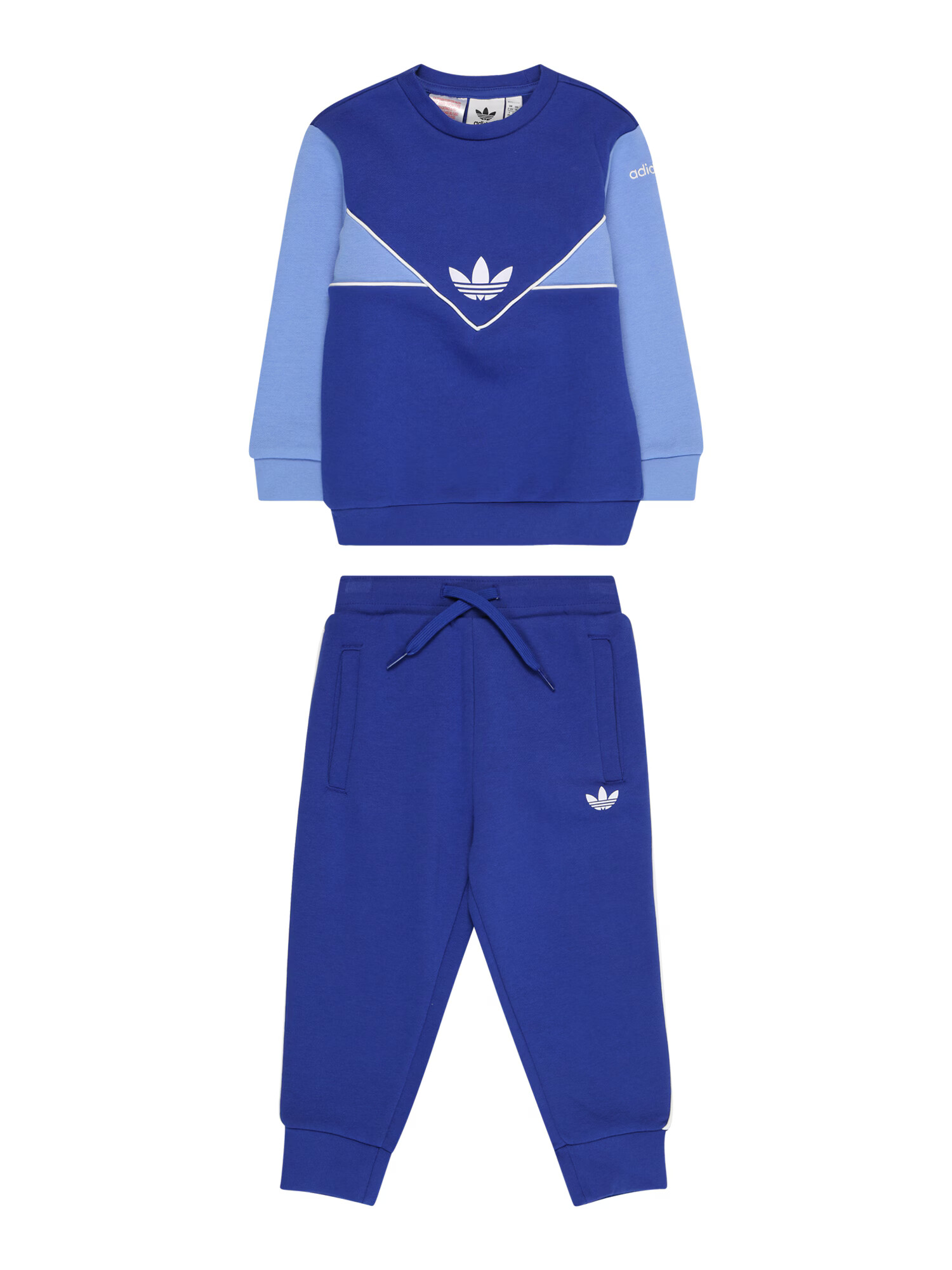 ADIDAS ORIGINALS Joggingová súprava svetlomodrá / tmavomodrá / biela - Pepit.sk