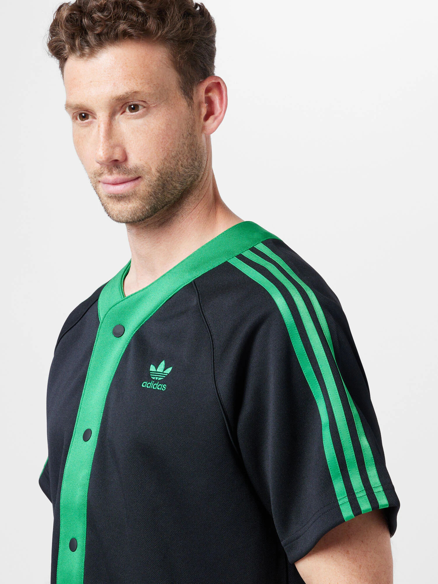 ADIDAS ORIGINALS Košeľa 'Adicolor Classics+' zelená / čierna - Pepit.sk