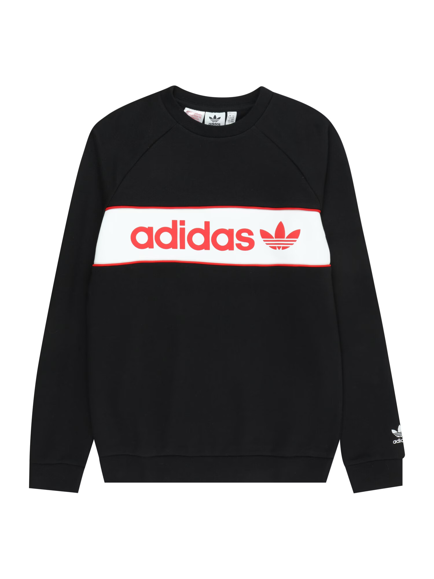 ADIDAS ORIGINALS Mikina červená / čierna / biela - Pepit.sk