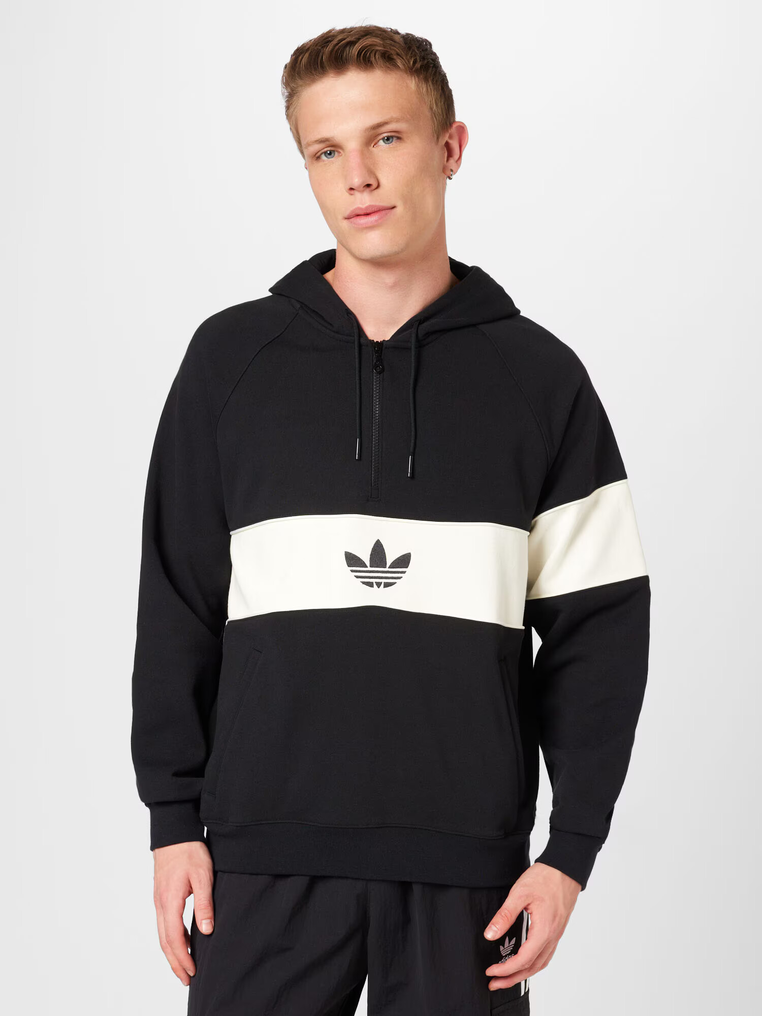 ADIDAS ORIGINALS Mikina 'Hack Ny Cutline' čierna / biela - Pepit.sk