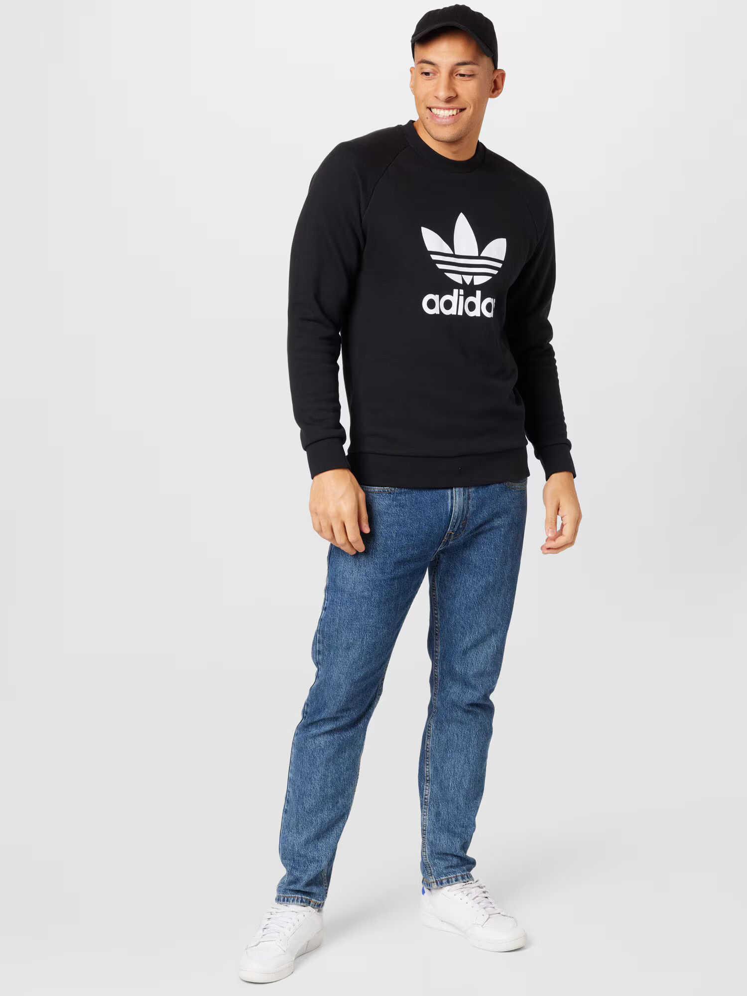 ADIDAS ORIGINALS Mikina čierna / biela - Pepit.sk