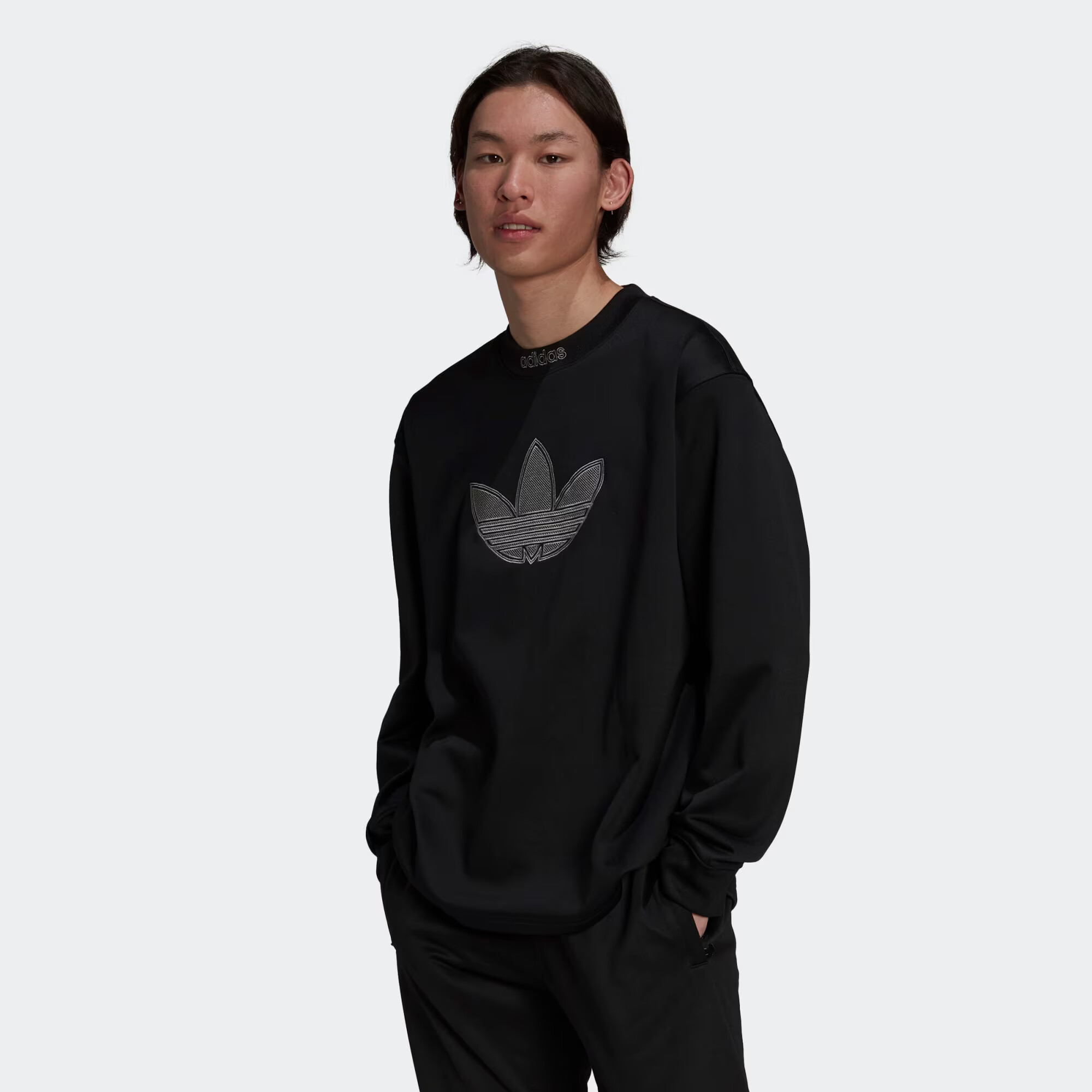 ADIDAS ORIGINALS Mikina čierna / biela - Pepit.sk