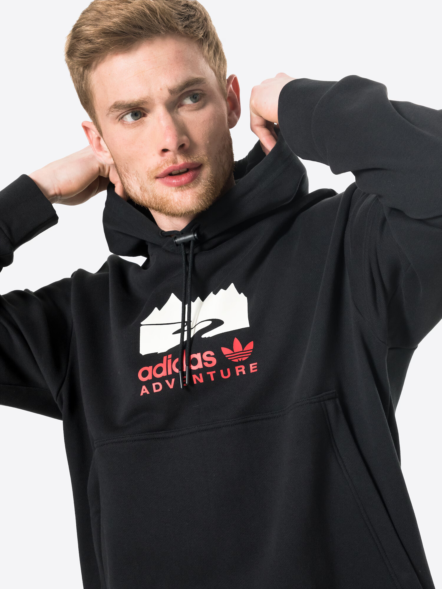 ADIDAS ORIGINALS Mikina grenadínová / čierna / biela - Pepit.sk