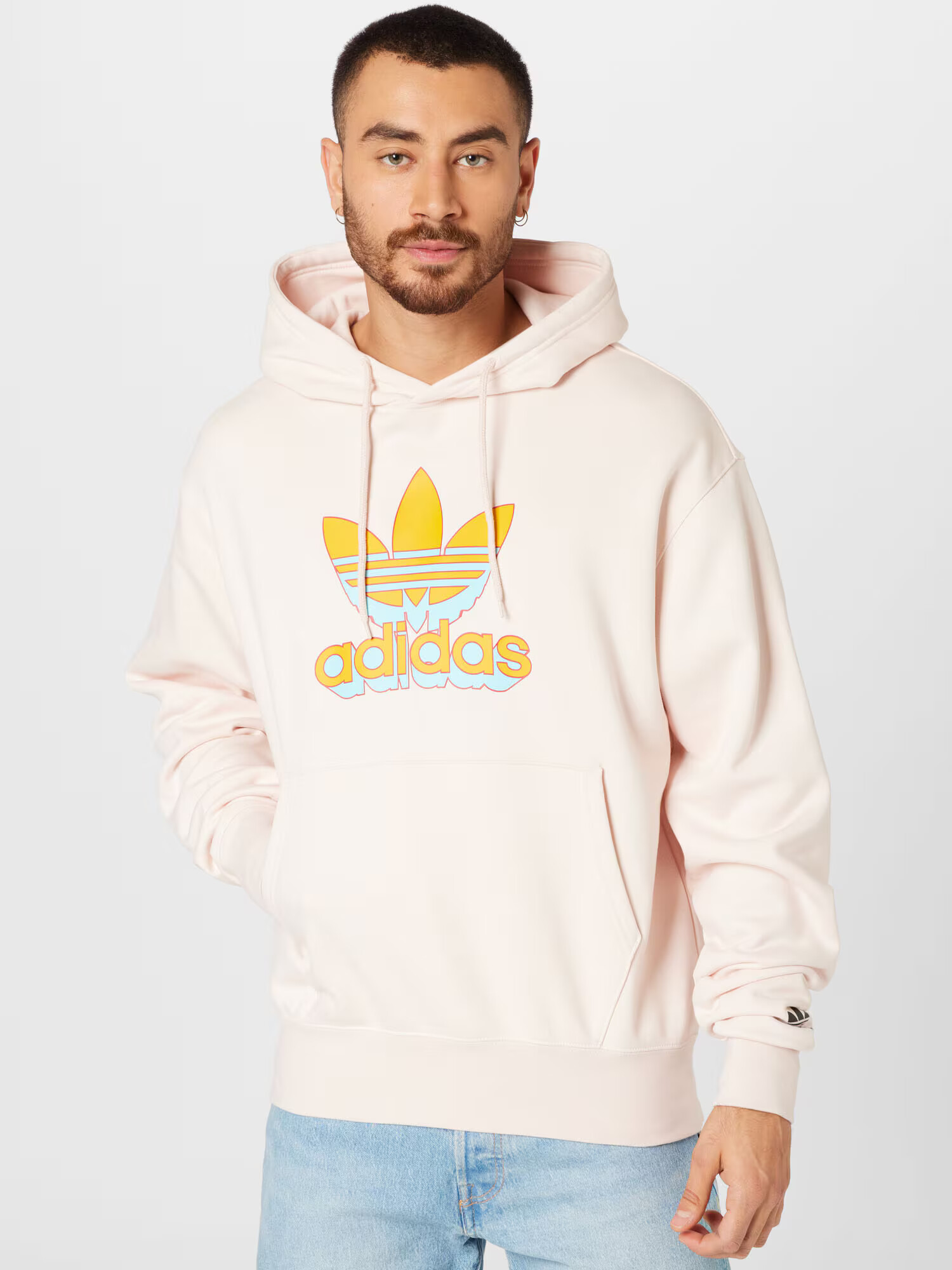 ADIDAS ORIGINALS Mikina krémová / tyrkysová / oranžová / čierna - Pepit.sk