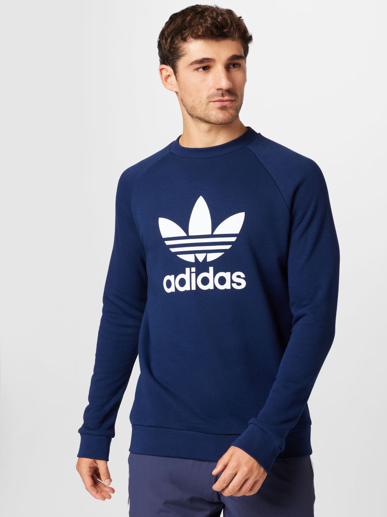 ADIDAS ORIGINALS Mikina námornícka modrá / biela - Pepit.sk