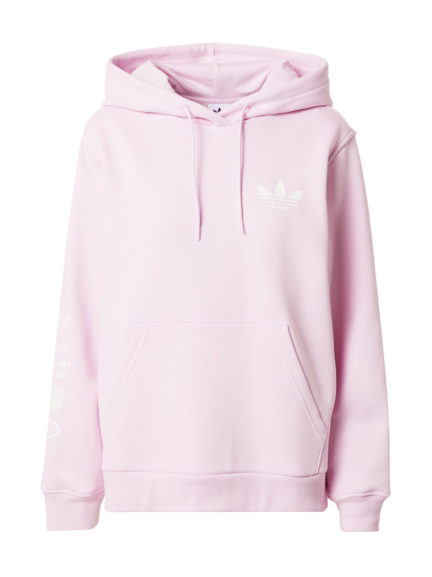 ADIDAS ORIGINALS Mikina 'Multiple Logo' ružová / biela - Pepit.sk