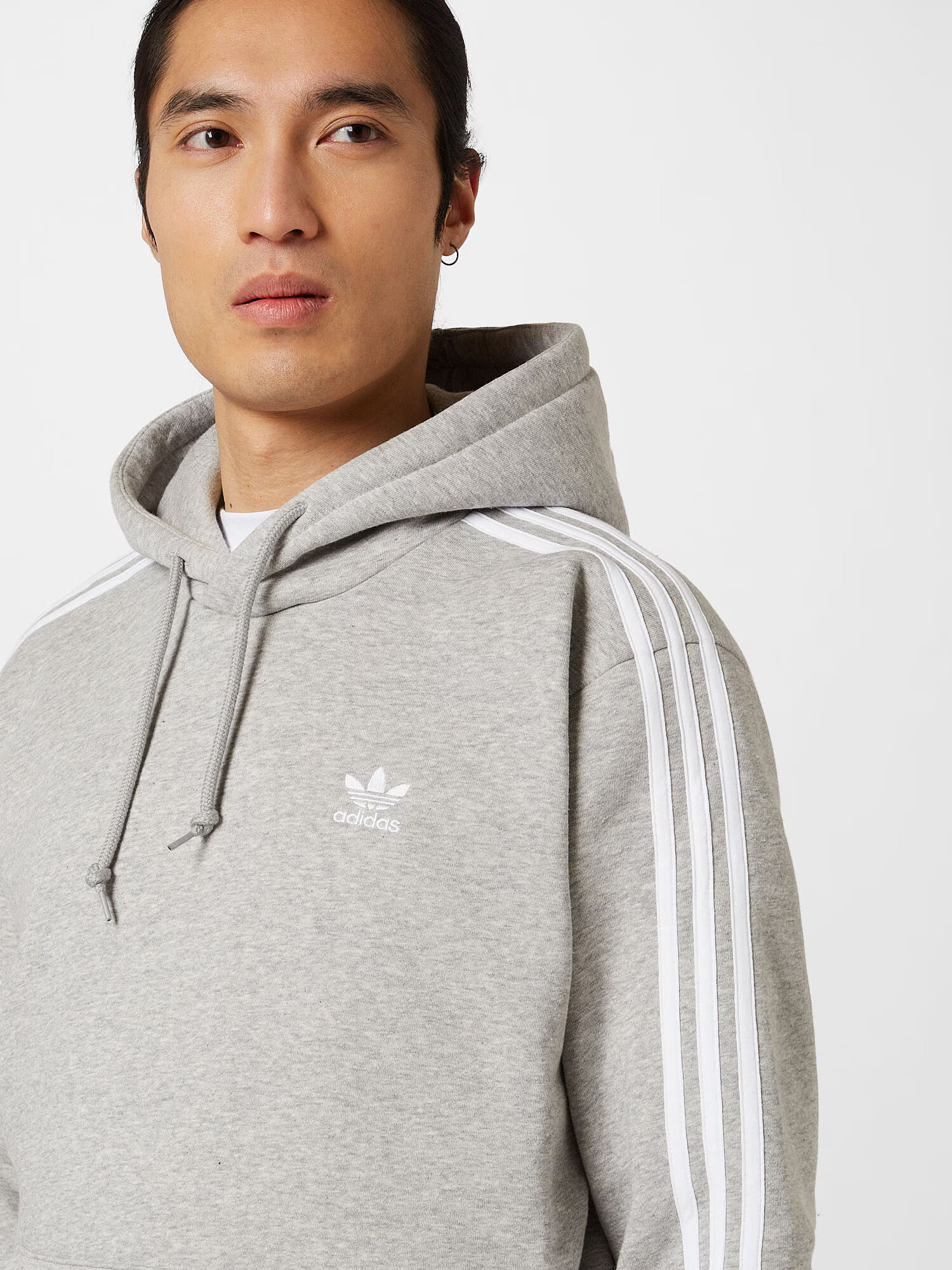 ADIDAS ORIGINALS Mikina sivá melírovaná / biela - Pepit.sk