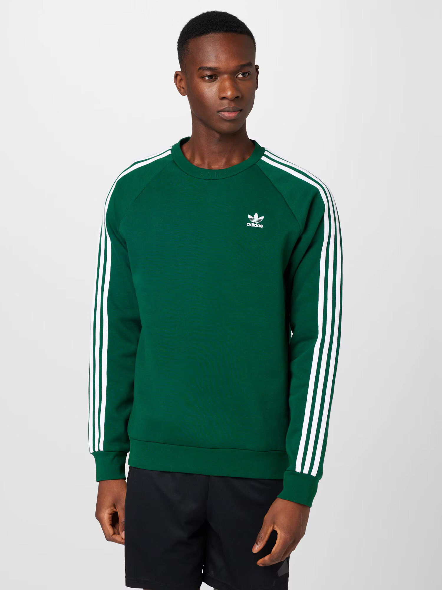 ADIDAS ORIGINALS Mikina tmavozelená / biela - Pepit.sk