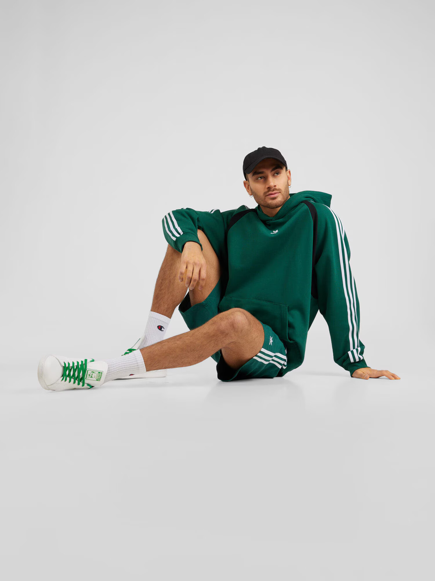 ADIDAS ORIGINALS Mikina zelená / čierna / biela - Pepit.sk