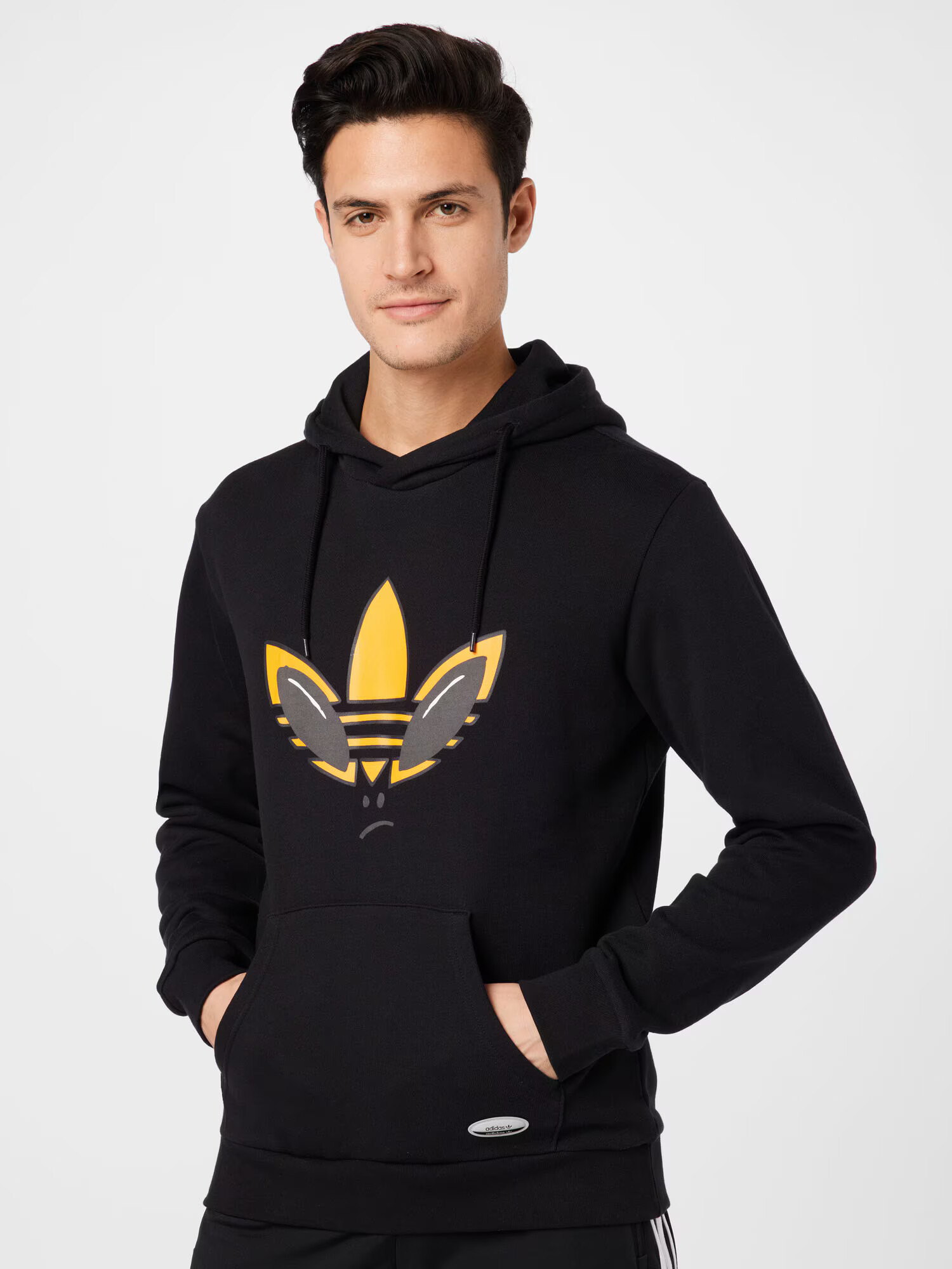 ADIDAS ORIGINALS Mikina žltá / sivá / čierna - Pepit.sk