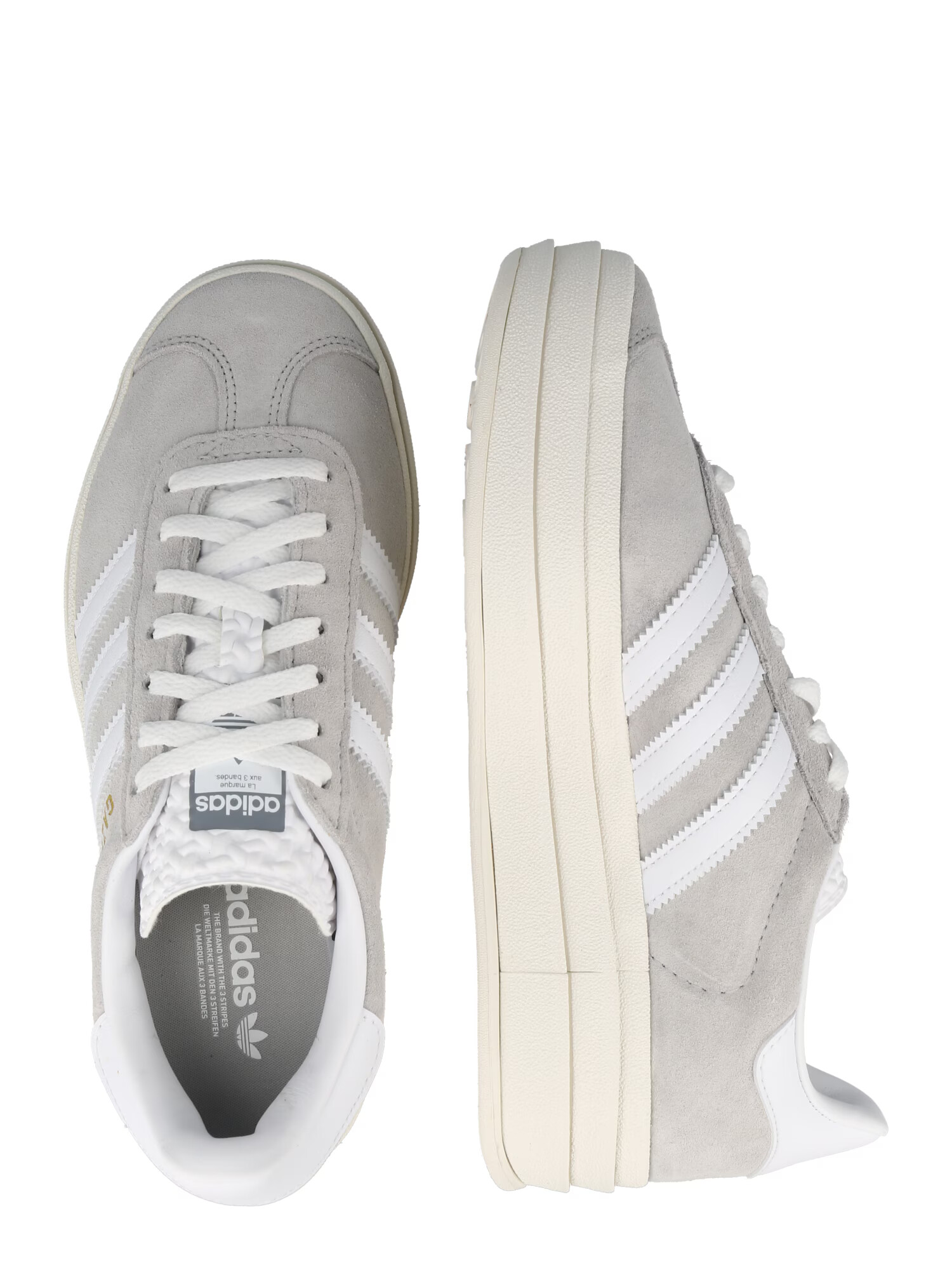 ADIDAS ORIGINALS Nízke tenisky 'Gazelle Bold' sivá / šedobiela - Pepit.sk