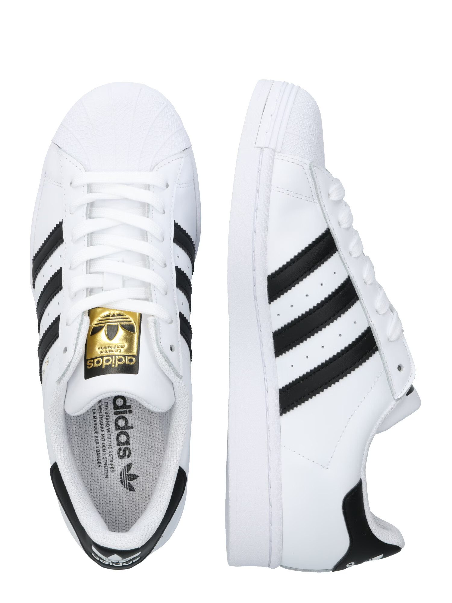 ADIDAS ORIGINALS Nízke tenisky 'Superstar' zlatá / čierna / biela - Pepit.sk