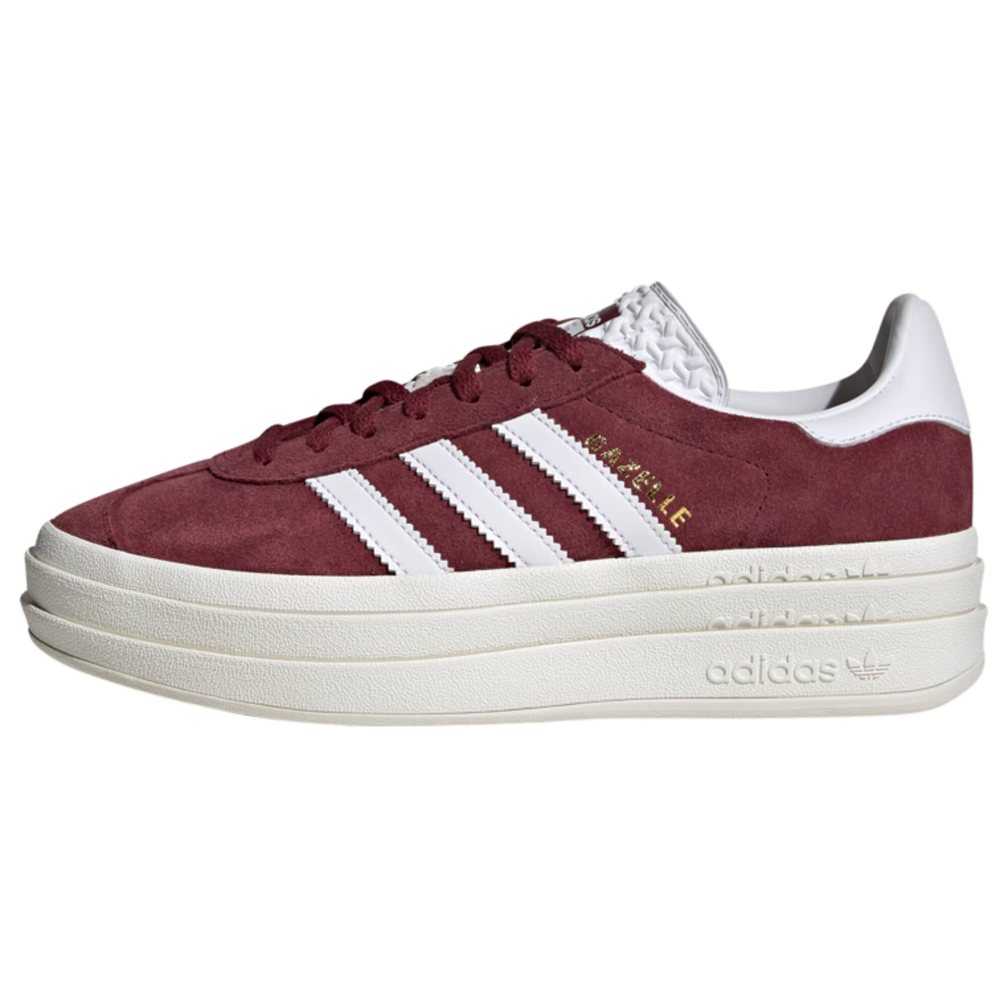 ADIDAS ORIGINALS Nízke tenisky 'Gazelle Bold' zlatá / tmavočervená / biela - Pepit.sk