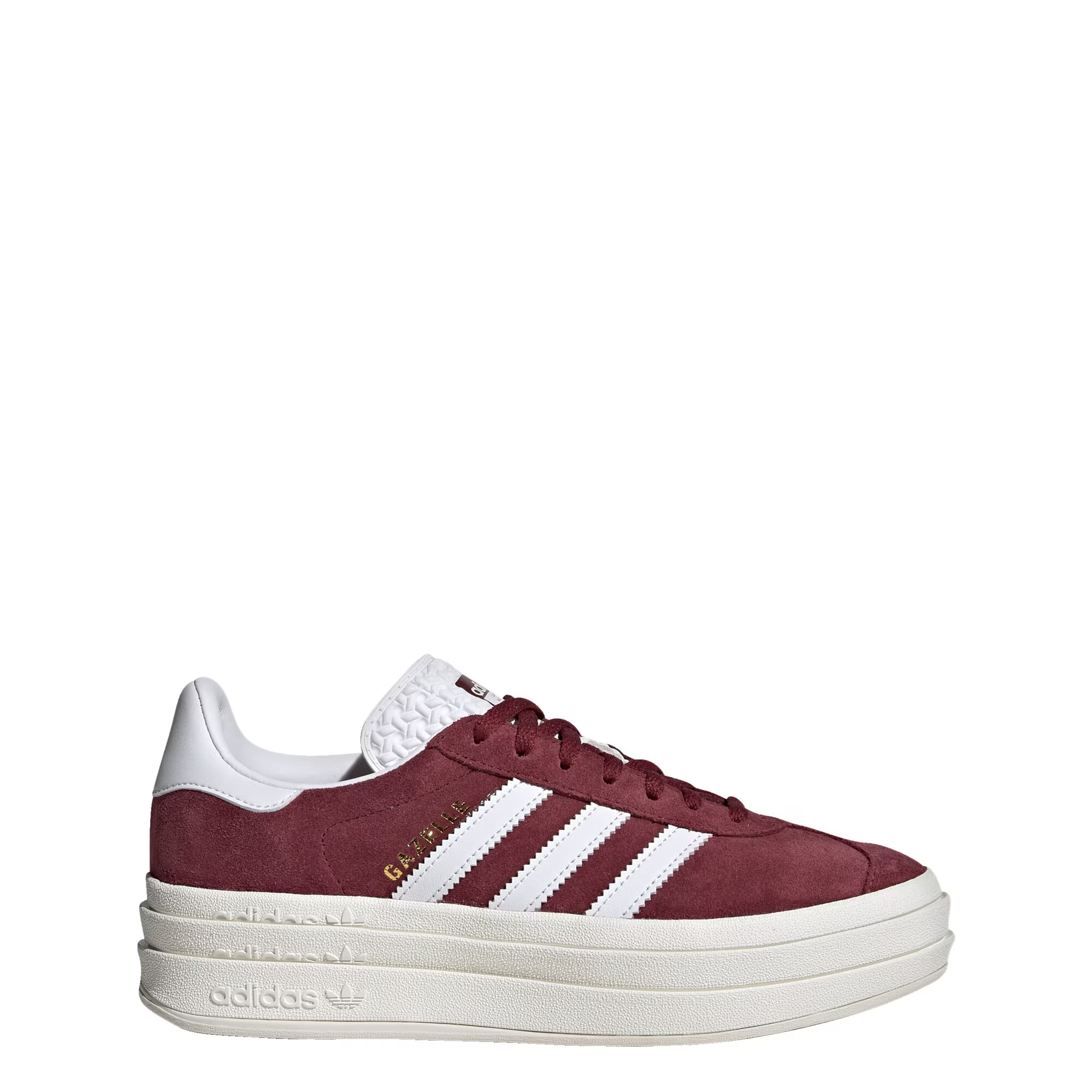 ADIDAS ORIGINALS Nízke tenisky 'Gazelle Bold' zlatá / tmavočervená / biela - Pepit.sk