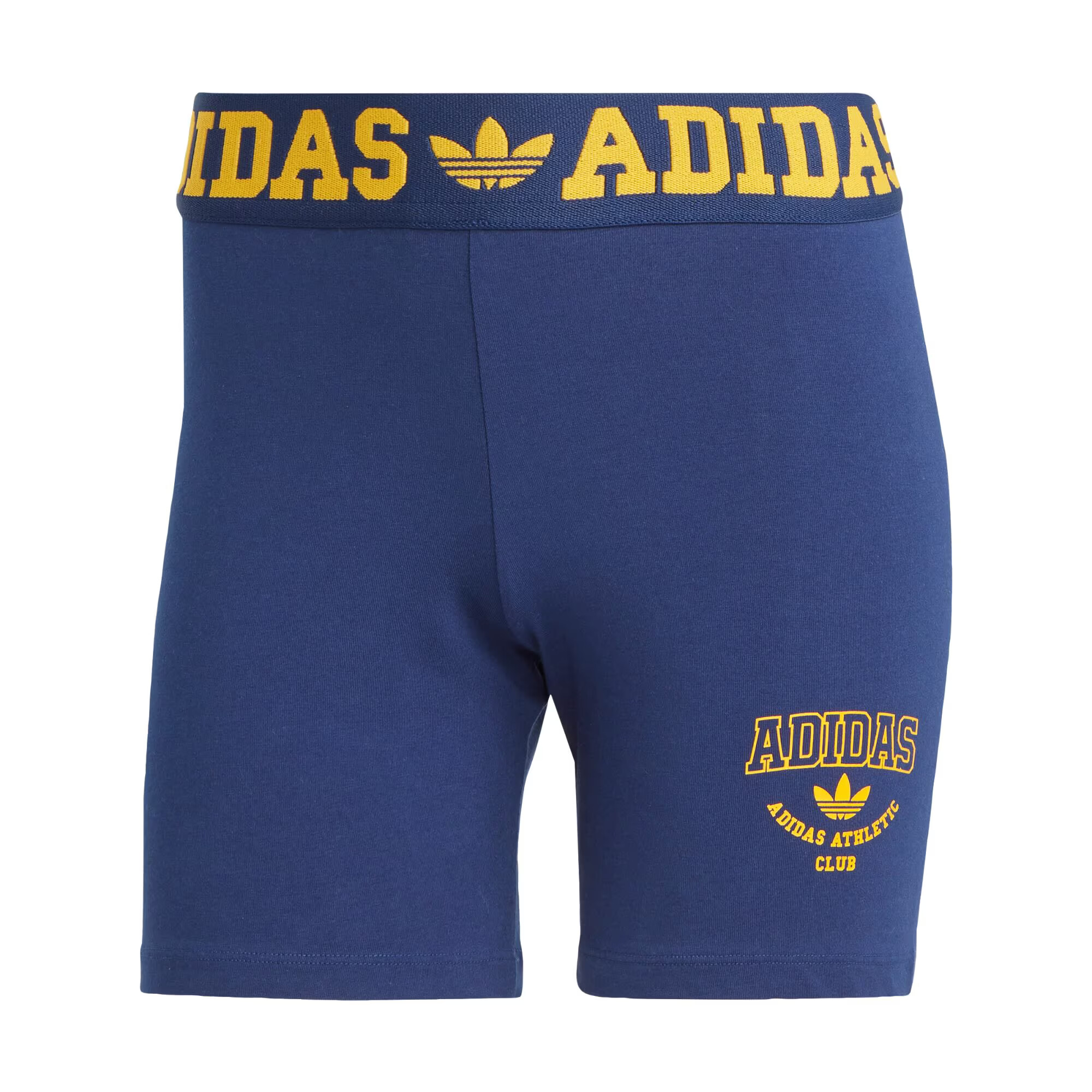 ADIDAS ORIGINALS Nohavice 'Logo Waistband Booty' tmavomodrá / tmavožltá - Pepit.sk