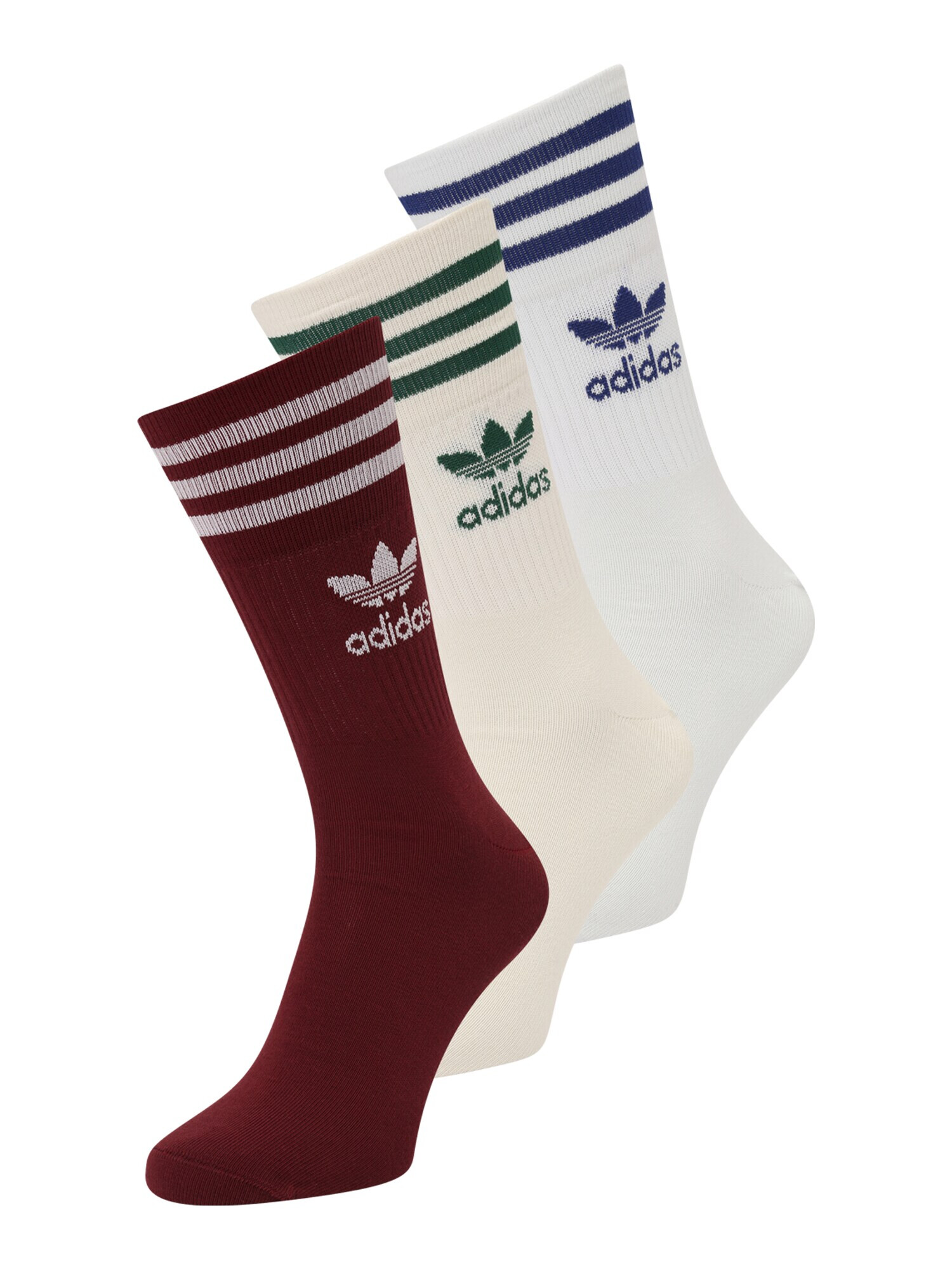 ADIDAS ORIGINALS Ponožky béžová / zelená / burgundská / biela - Pepit.sk