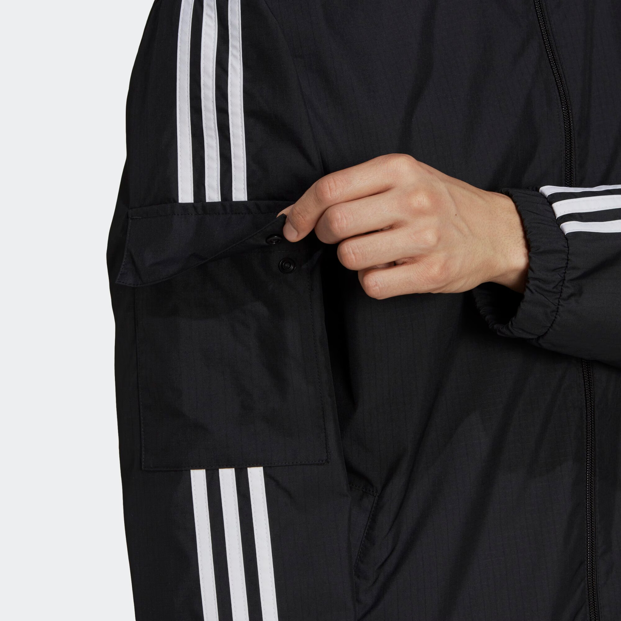 ADIDAS ORIGINALS Prechodná bunda 'Adicolor' čierna / biela - Pepit.sk