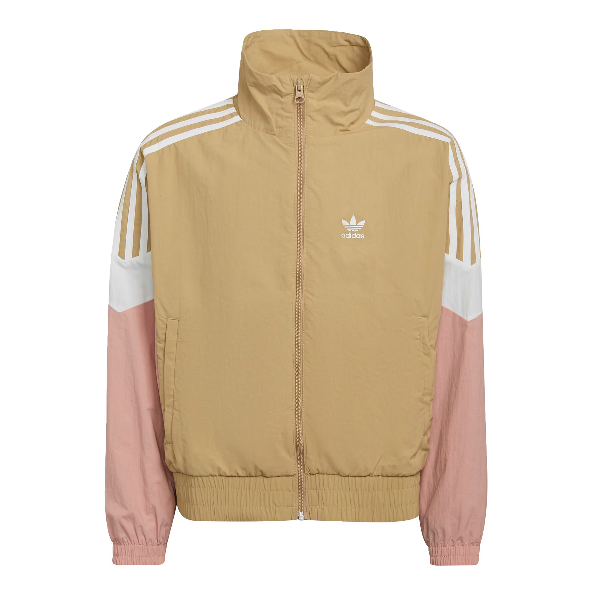 ADIDAS ORIGINALS Prechodná bunda béžová / svetloružová / biela - Pepit.sk