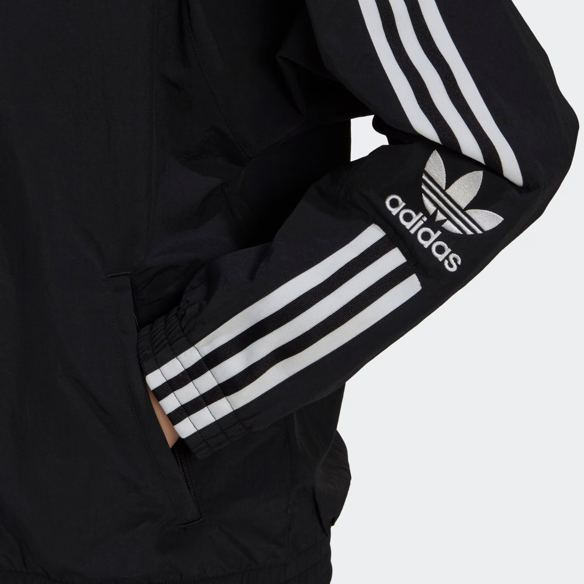 ADIDAS ORIGINALS Prechodná bunda čierna / biela - Pepit.sk