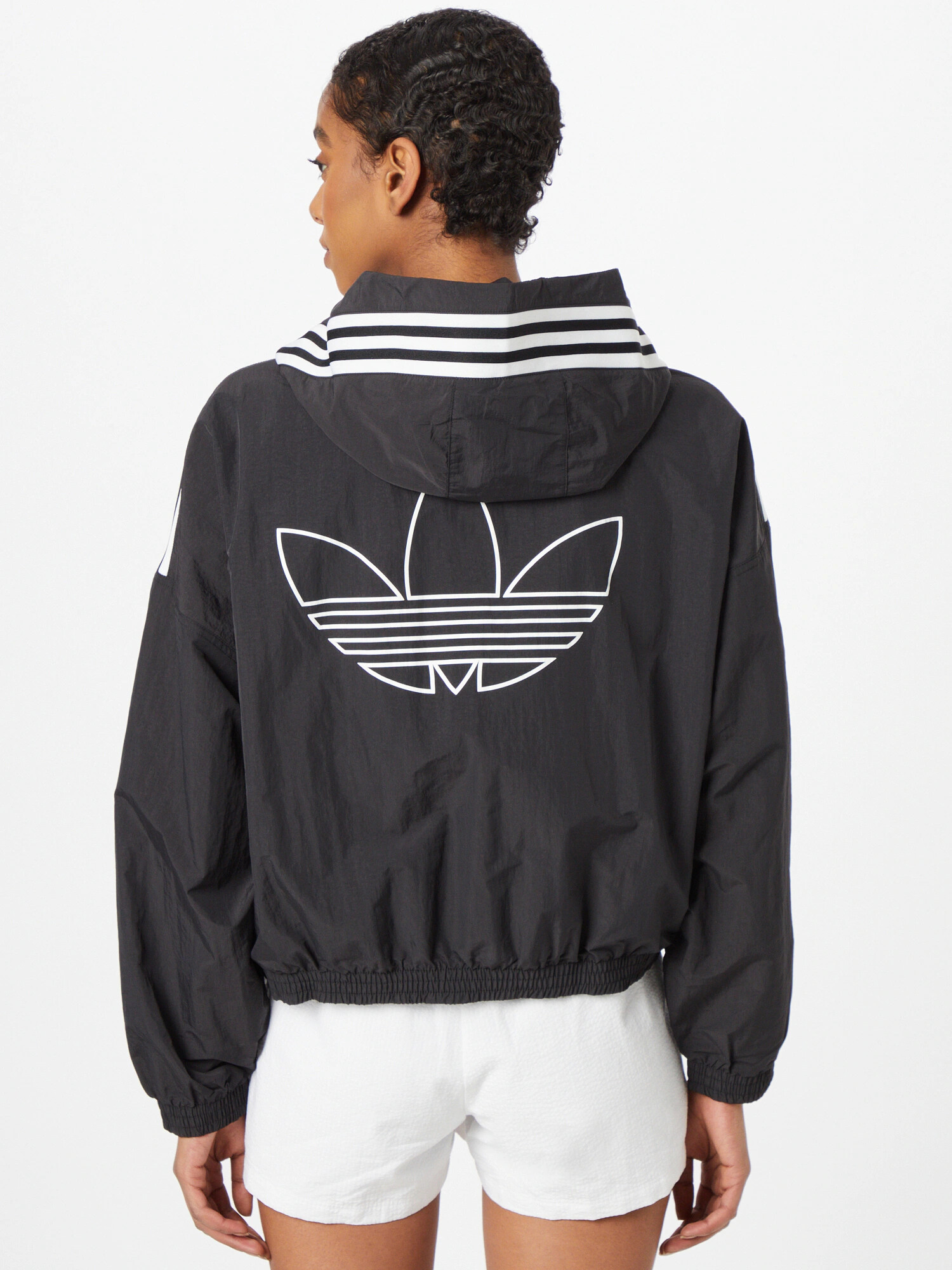 ADIDAS ORIGINALS Prechodná bunda čierna / biela - Pepit.sk