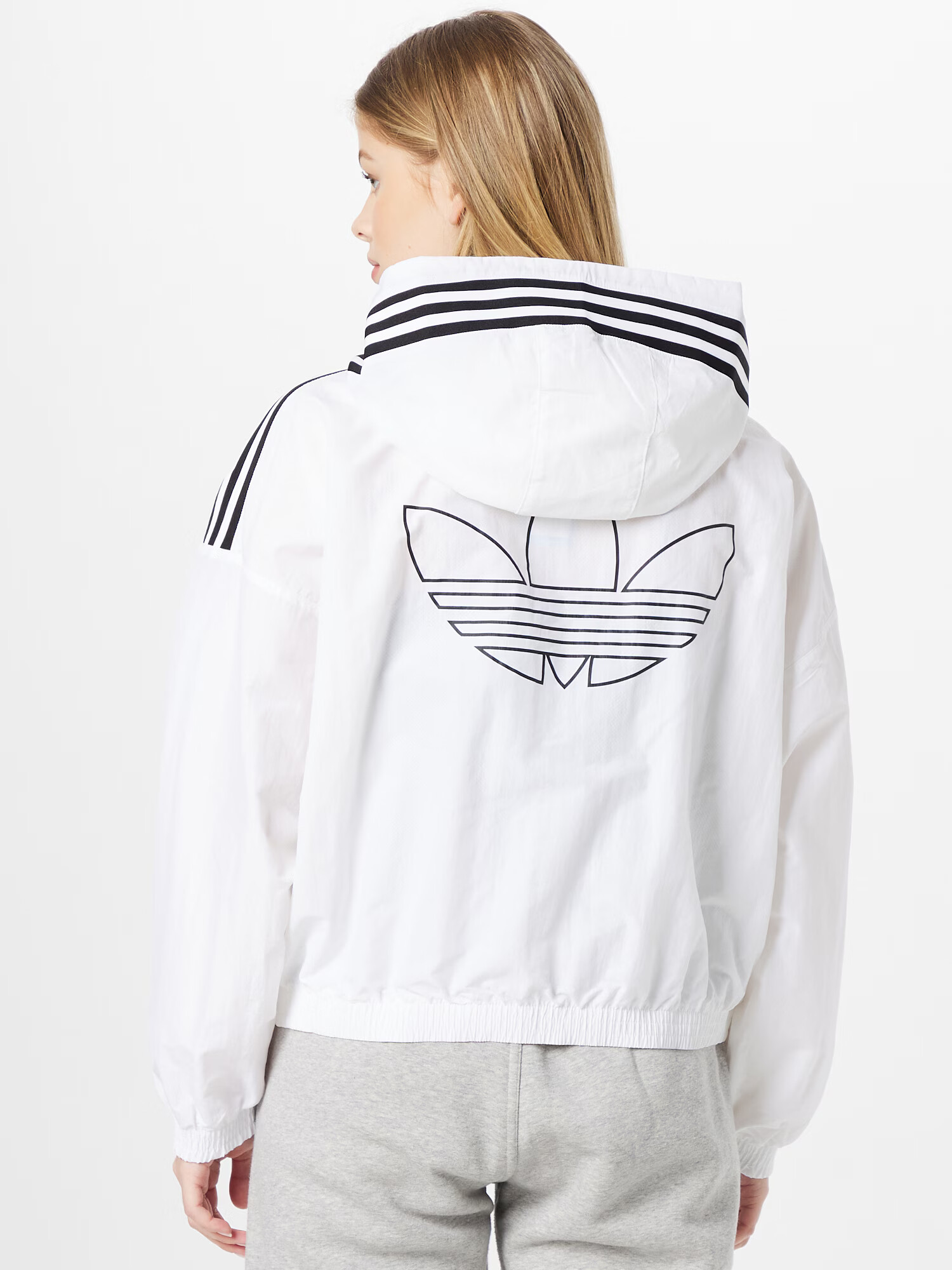 ADIDAS ORIGINALS Prechodná bunda čierna / biela - Pepit.sk