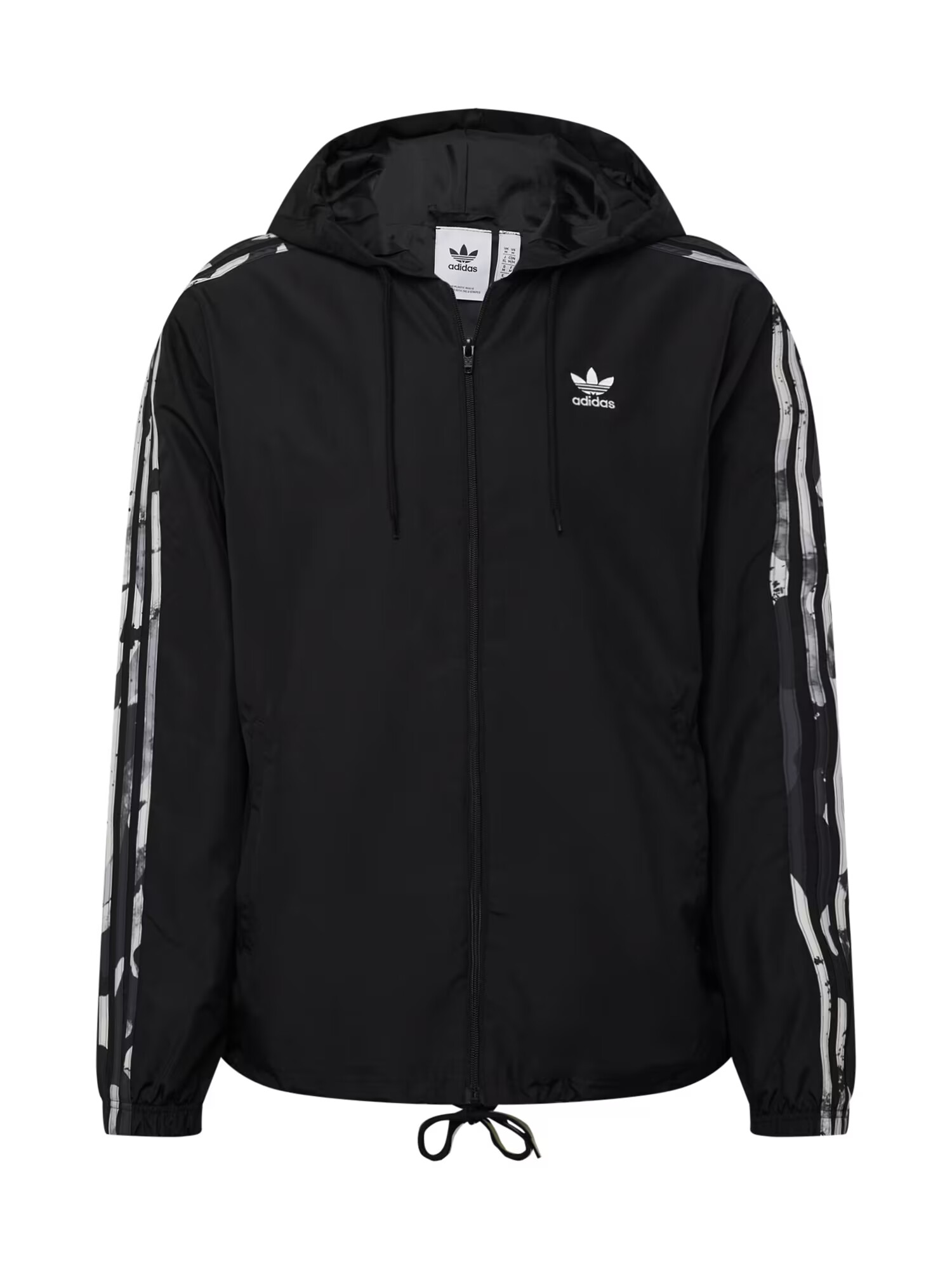 ADIDAS ORIGINALS Prechodná bunda krémová / sivá / čierna / biela - Pepit.sk