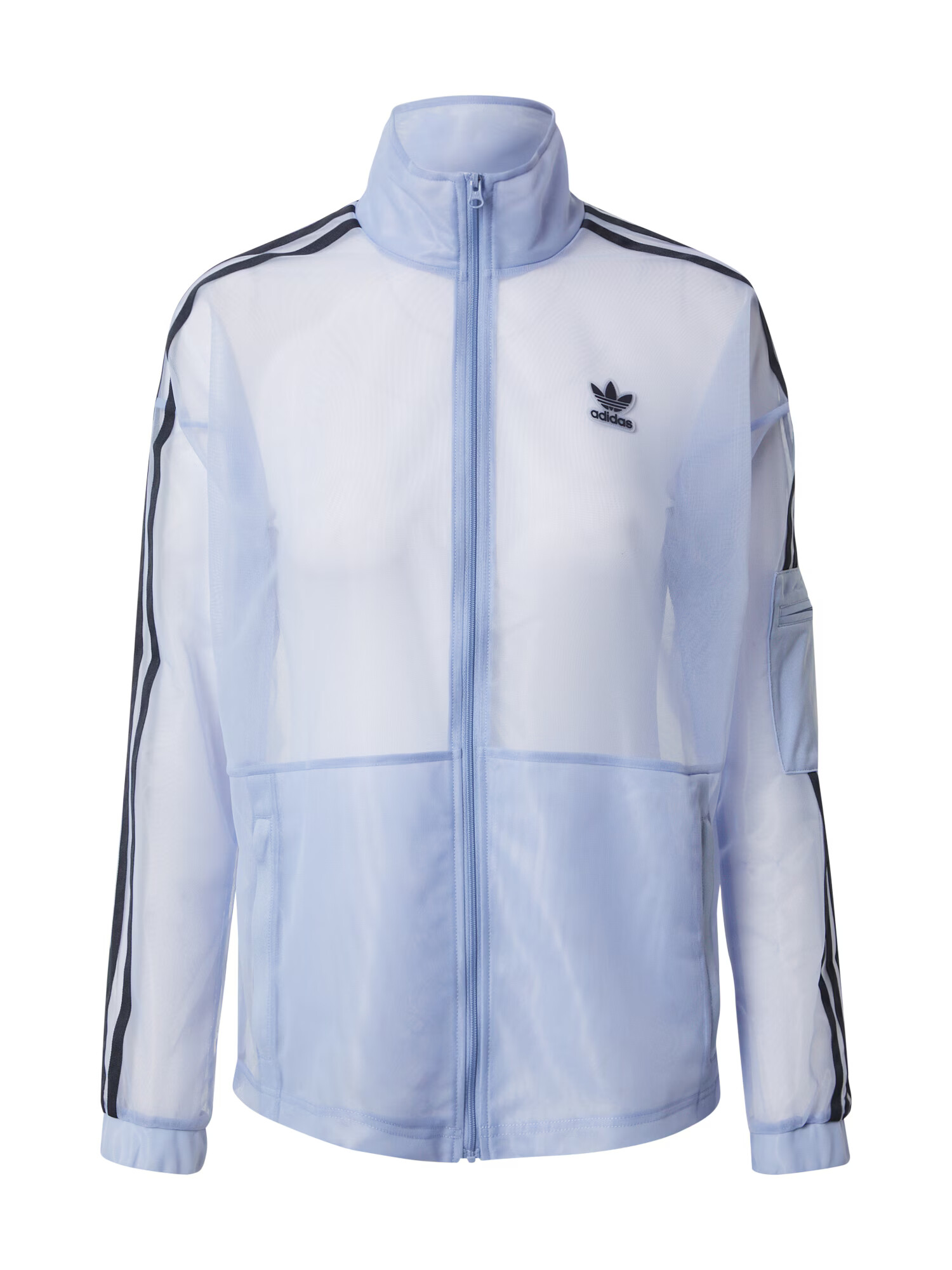 ADIDAS ORIGINALS Prechodná bunda pastelovo modrá / čierna - Pepit.sk