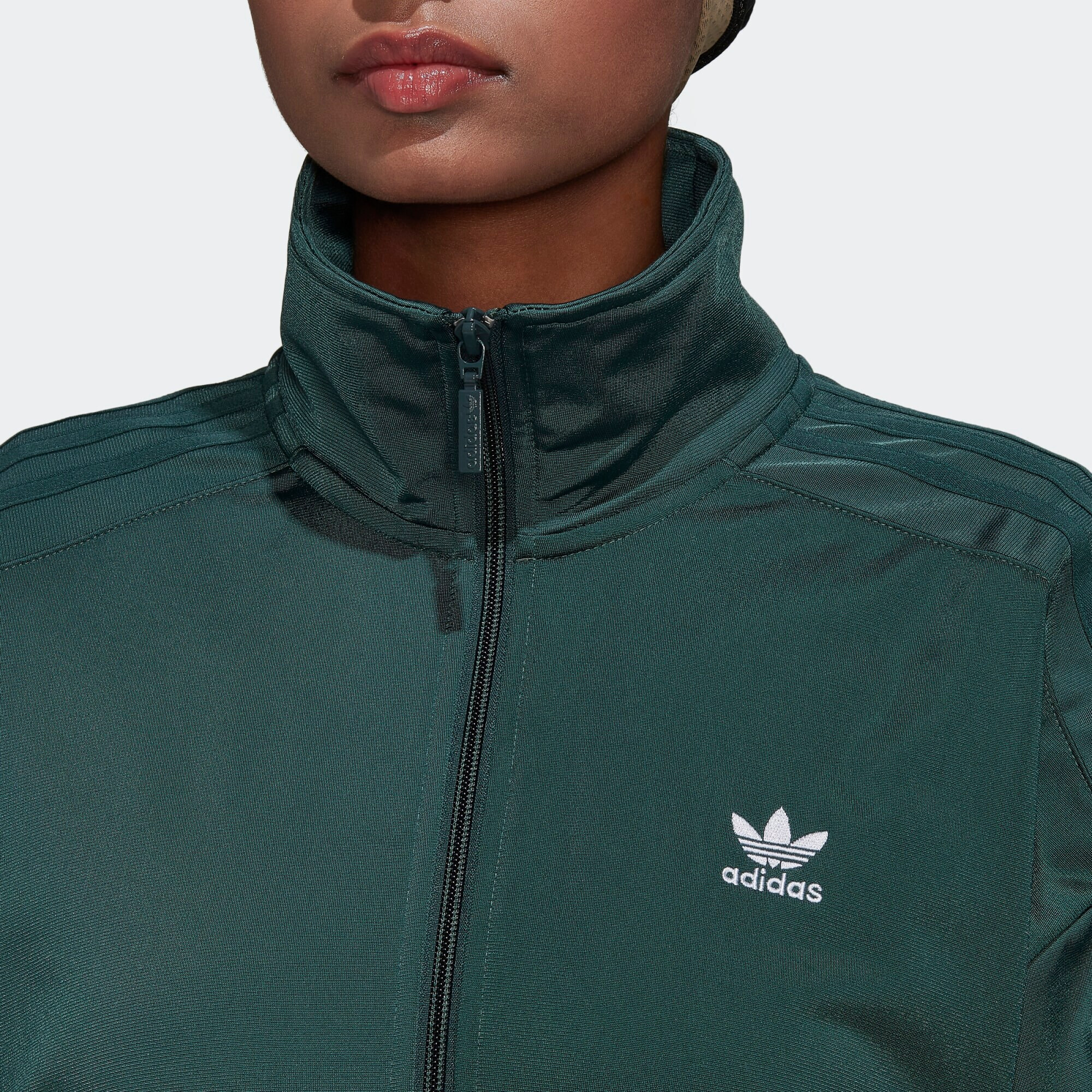 ADIDAS ORIGINALS Prechodná bunda smaragdová / biela - Pepit.sk