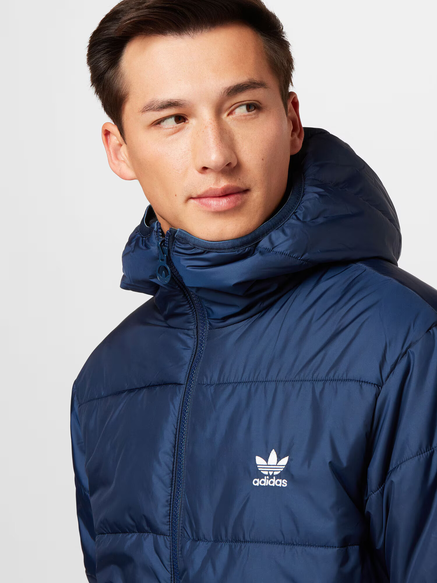 ADIDAS ORIGINALS Prechodná bunda tmavomodrá / oranžová - Pepit.sk