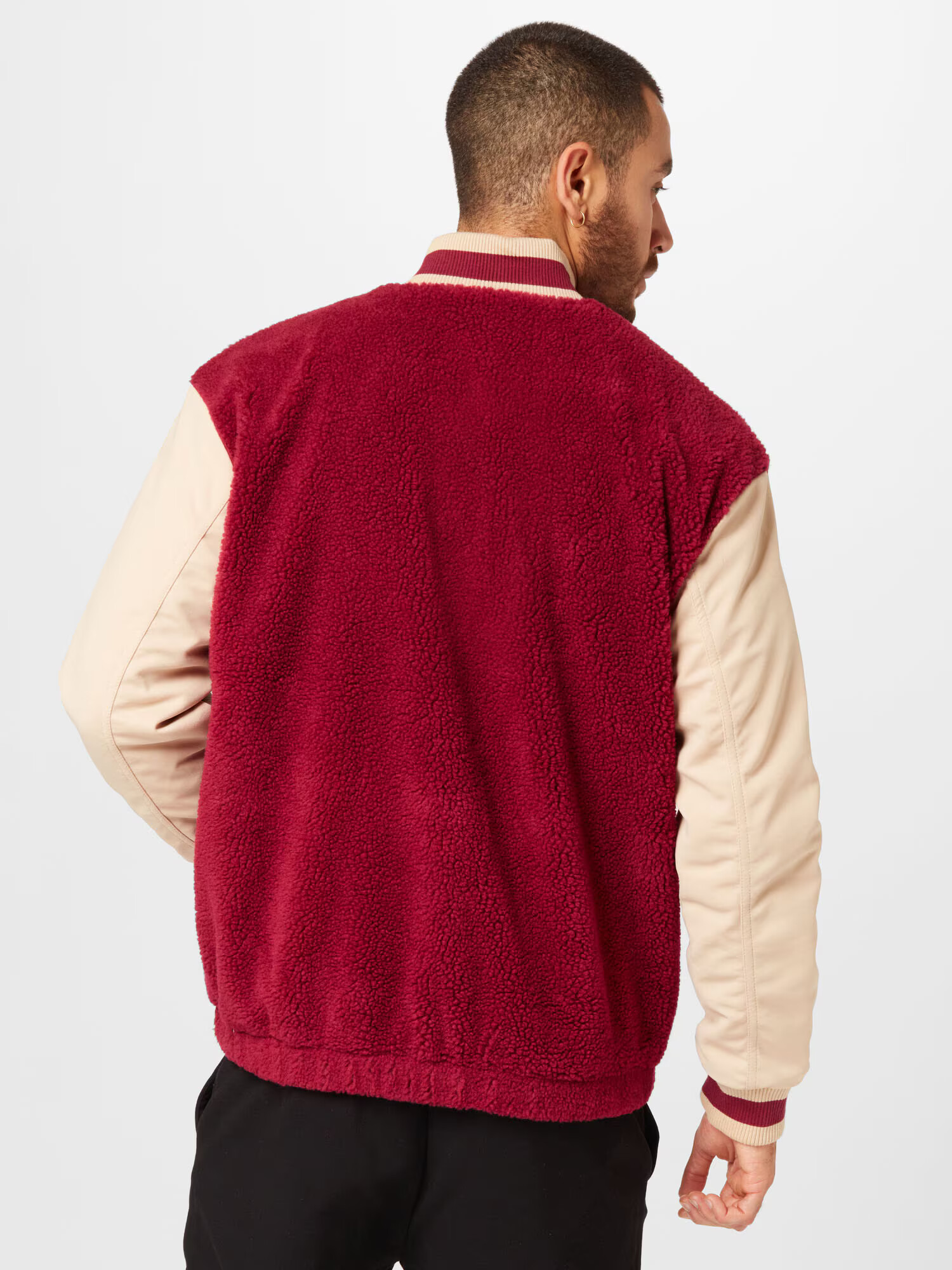 ADIDAS ORIGINALS Prechodná bunda 'Varsity' béžová / burgundská - Pepit.sk