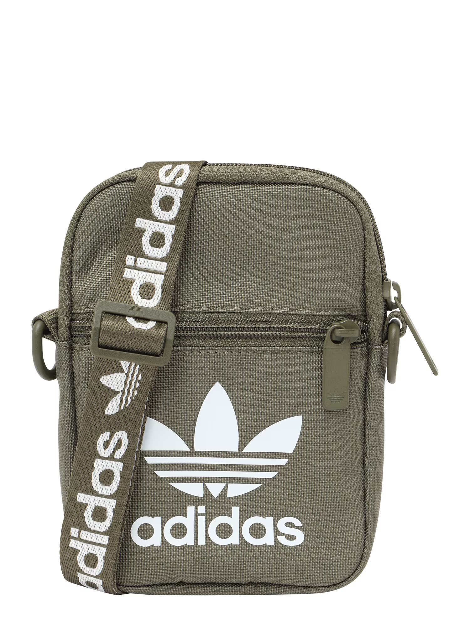 ADIDAS ORIGINALS Taška cez rameno kaki / biela - Pepit.sk