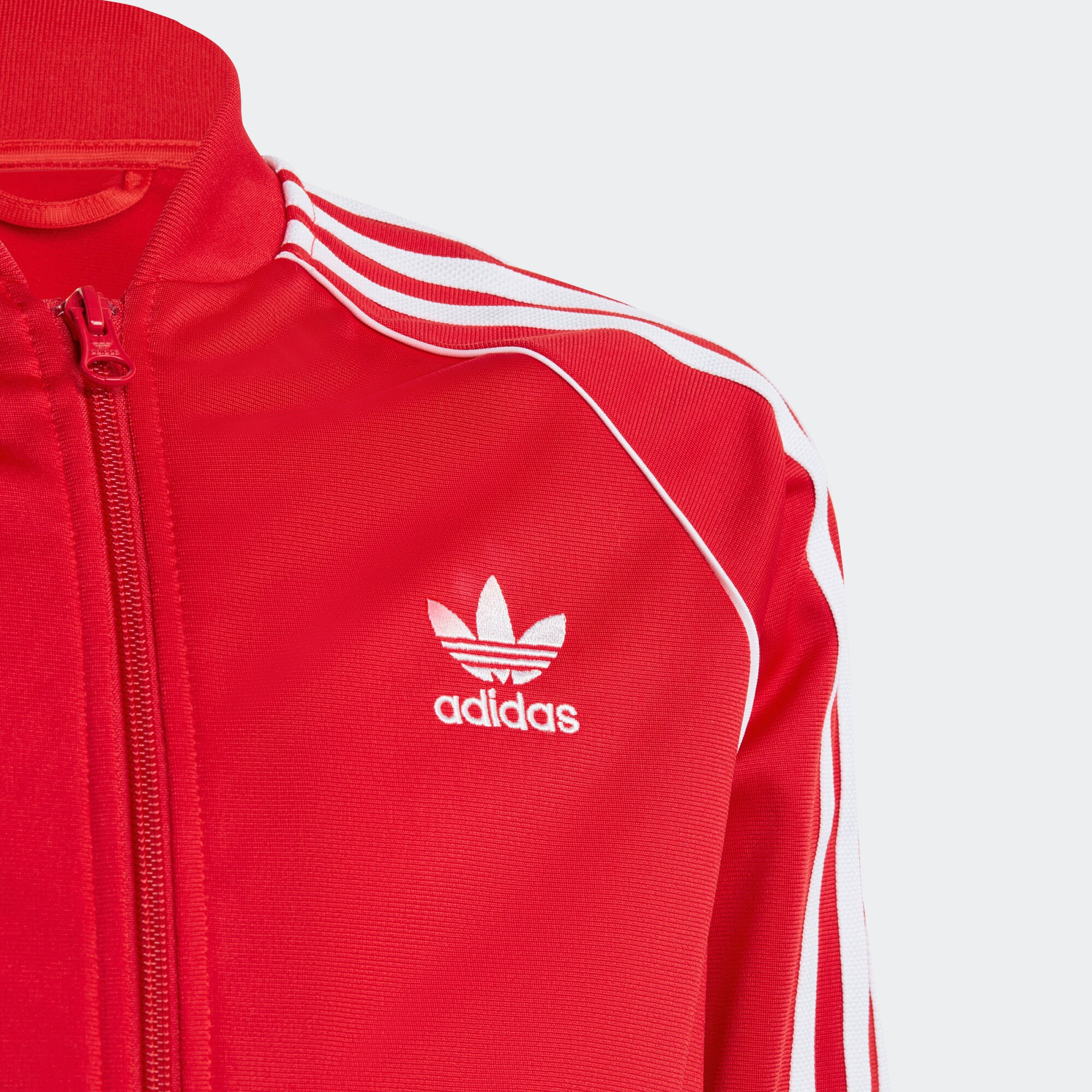 ADIDAS ORIGINALS Športová bunda 'Adicolor Sst' červená / biela - Pepit.sk