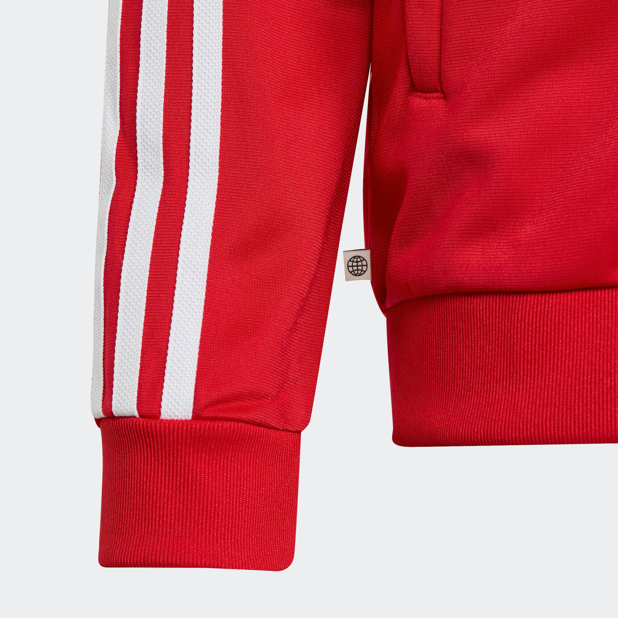 ADIDAS ORIGINALS Športová bunda 'Adicolor Sst' červená / biela - Pepit.sk