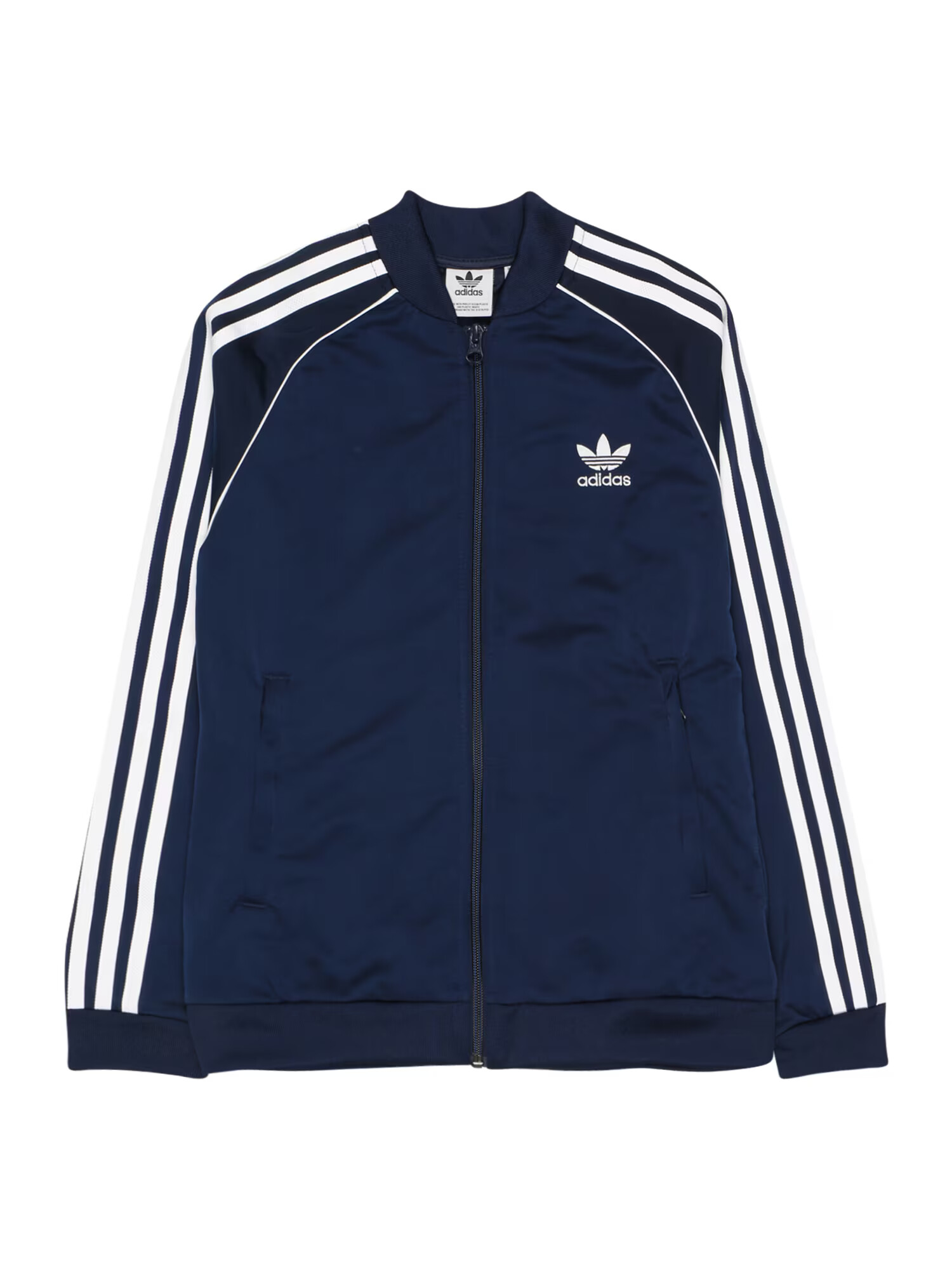 ADIDAS ORIGINALS Tepláková bunda tmavomodrá / biela - Pepit.sk