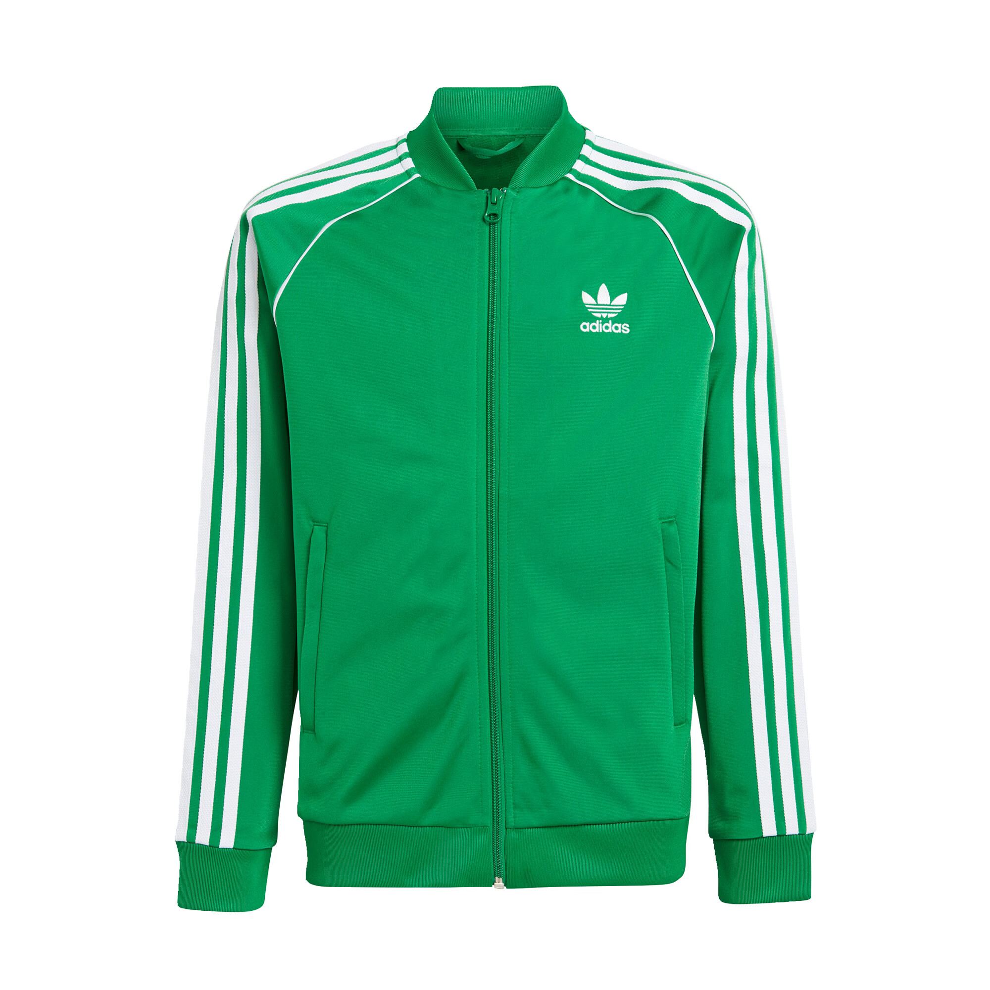 ADIDAS ORIGINALS Športová bunda 'Adicolor Sst' trávovo zelená / biela - Pepit.sk