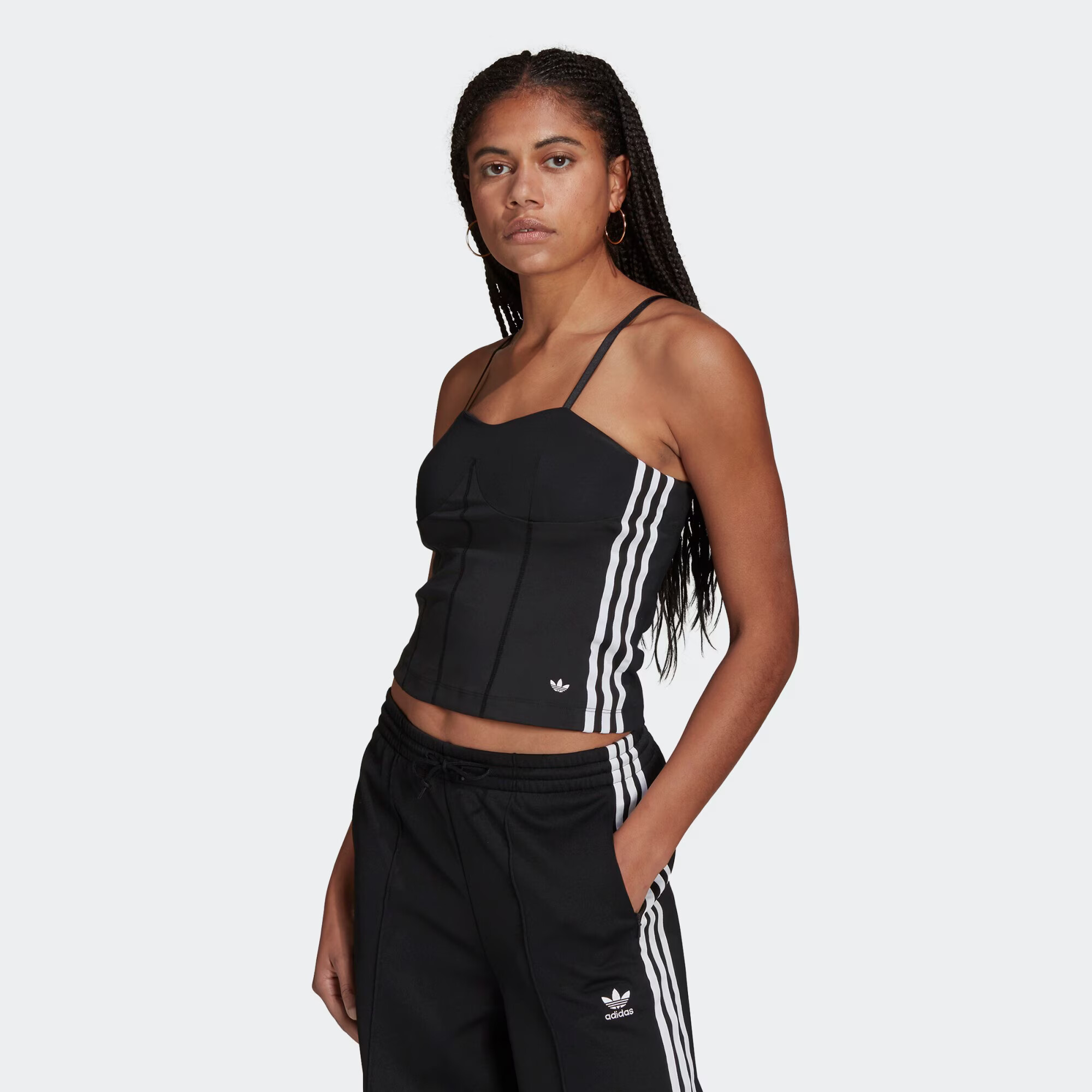 ADIDAS ORIGINALS Top 'CORSET TOP' čierna - Pepit.sk