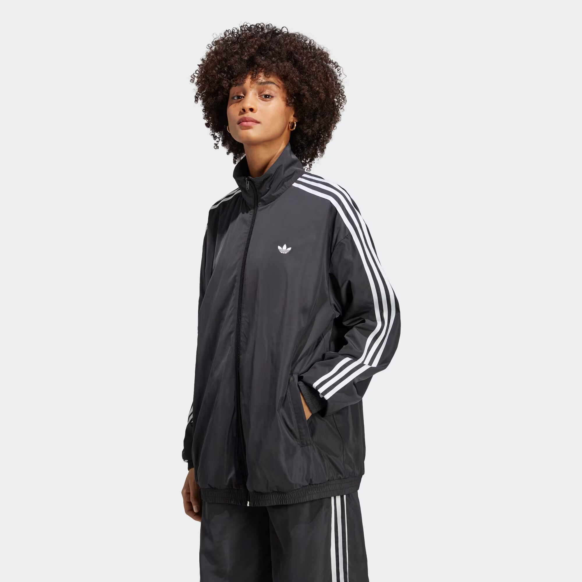 ADIDAS ORIGINALS Prechodná bunda čierna / biela - Pepit.sk