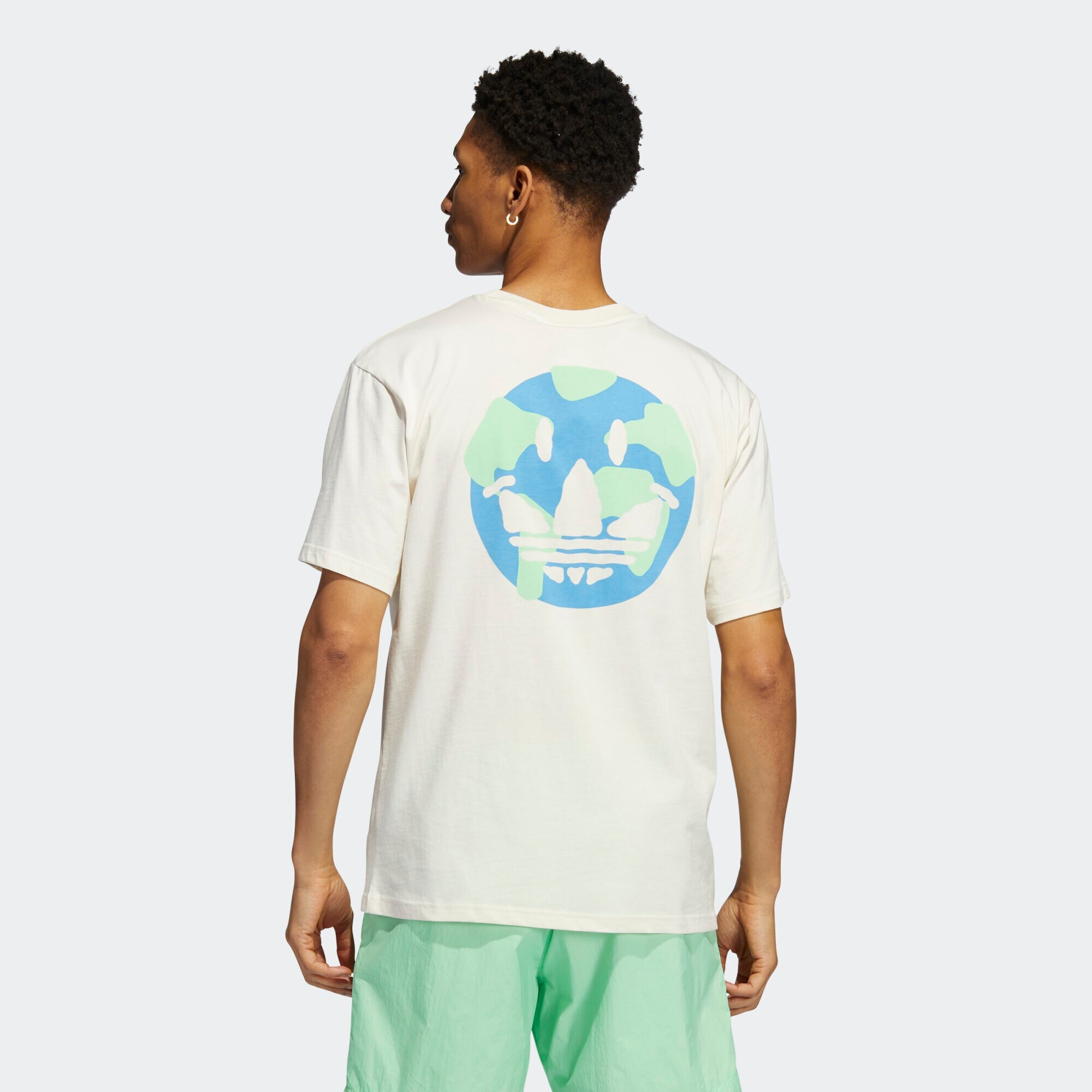 ADIDAS ORIGINALS Tričko azúrová / mätová / biela ako vlna - Pepit.sk