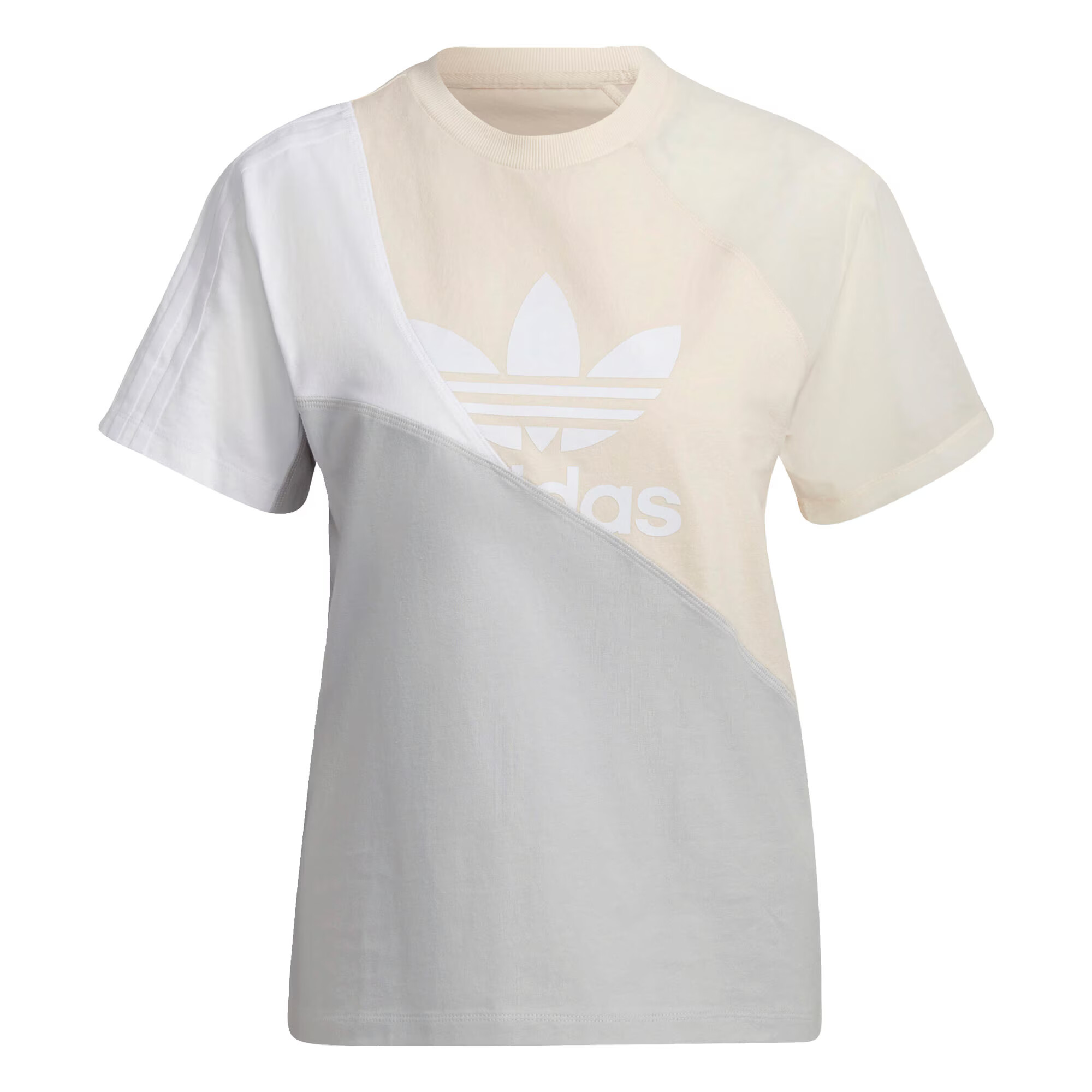 ADIDAS ORIGINALS Tričko béžová / sivá / biela - Pepit.sk