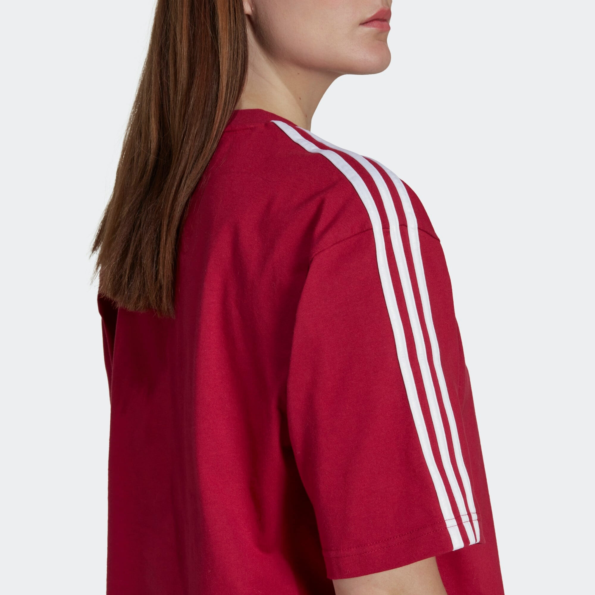 ADIDAS ORIGINALS Tričko burgundská / biela - Pepit.sk