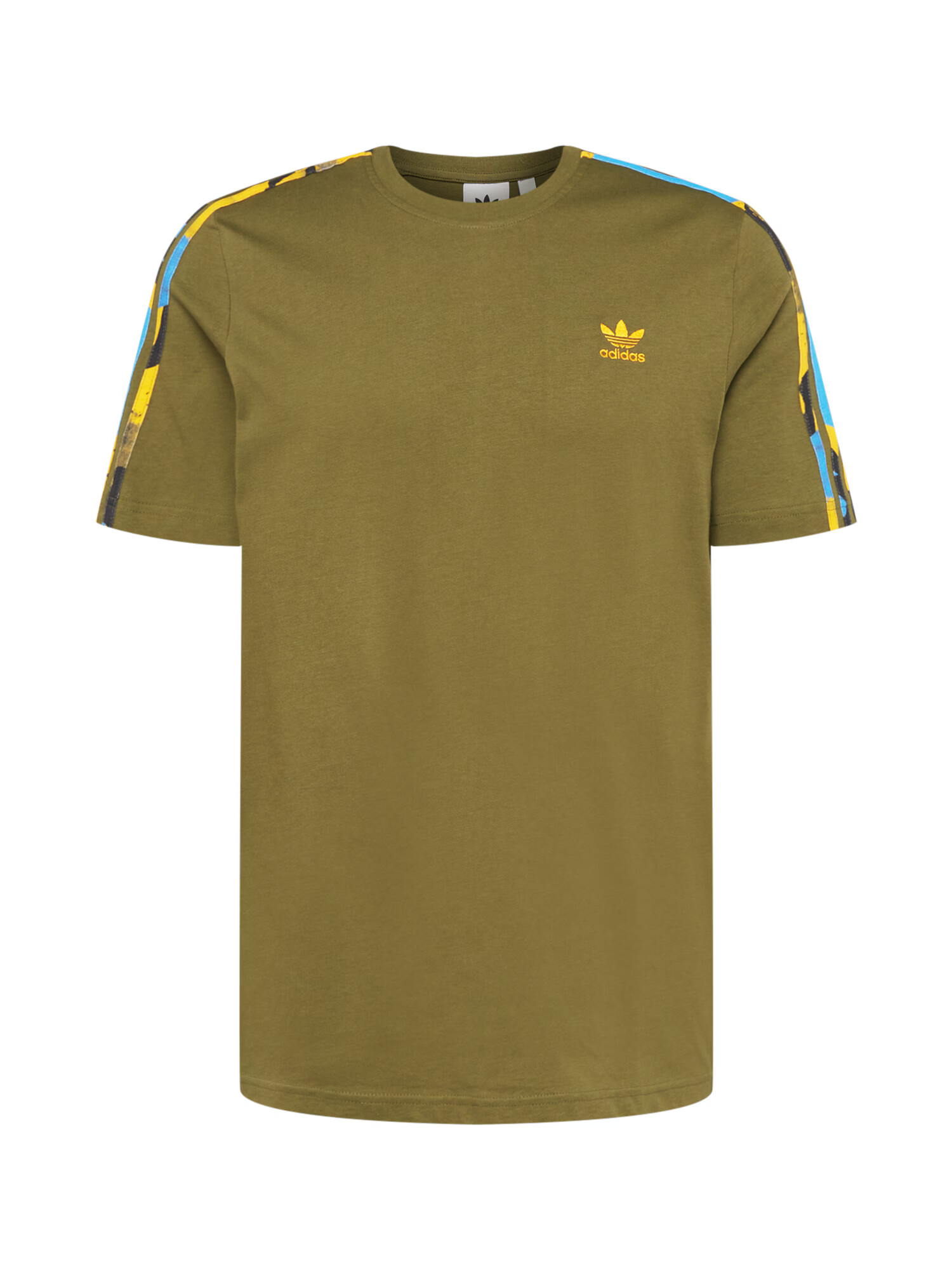 ADIDAS ORIGINALS Tričko 'Camo' nebesky modrá / karí / olivová / čierna - Pepit.sk