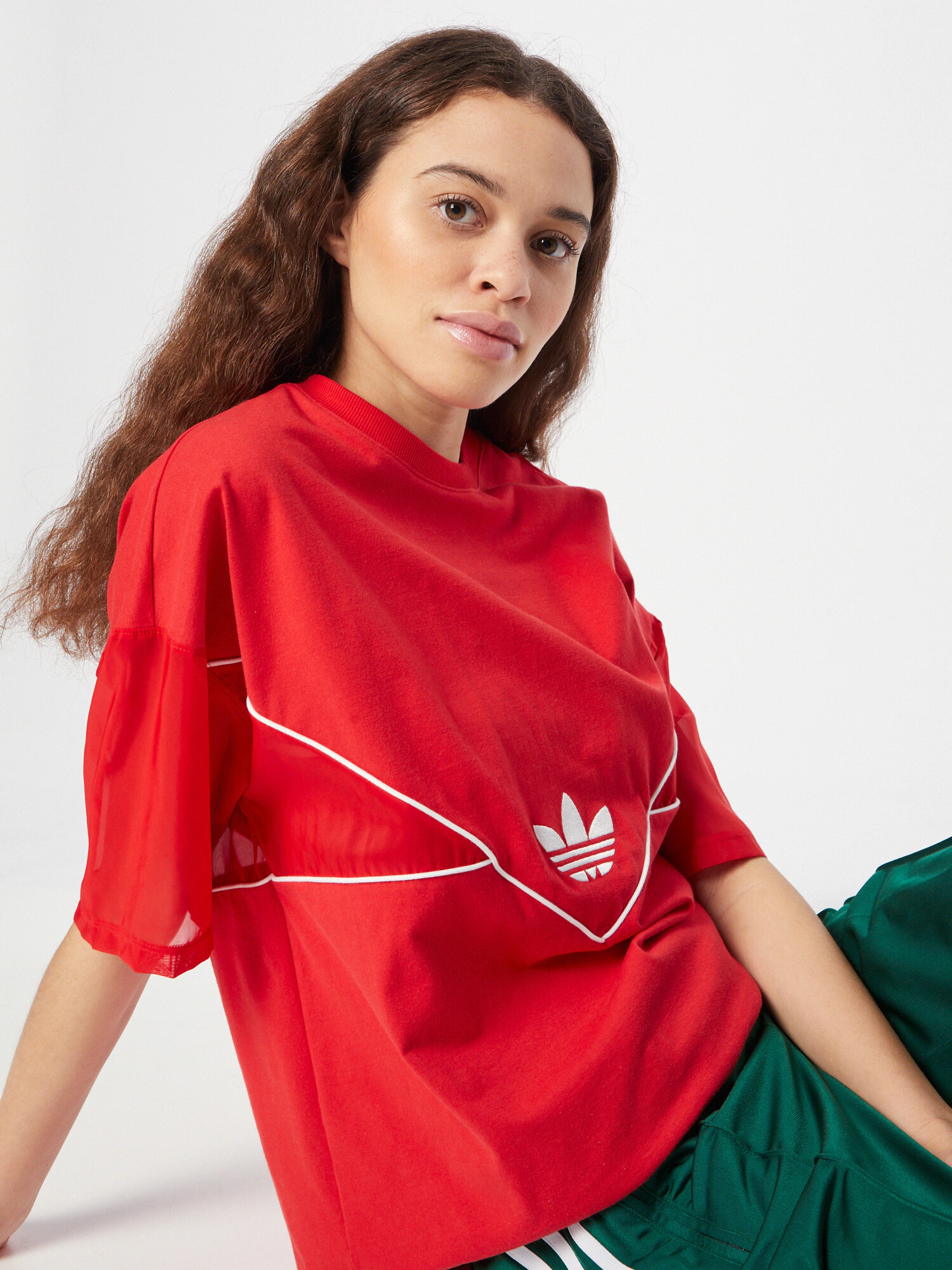 ADIDAS ORIGINALS Tričko červená / biela - Pepit.sk