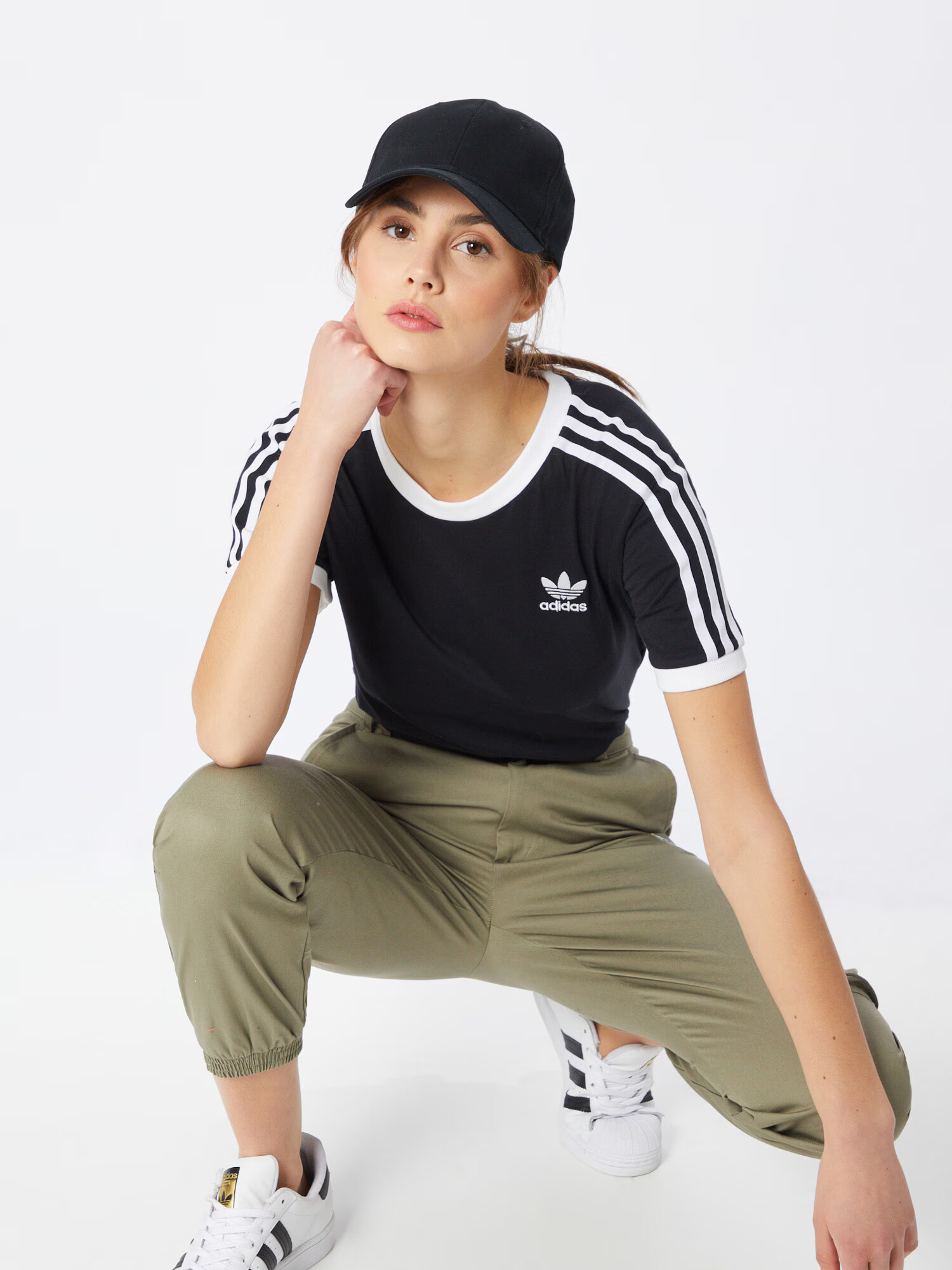 ADIDAS ORIGINALS Tričko čierna / biela - Pepit.sk