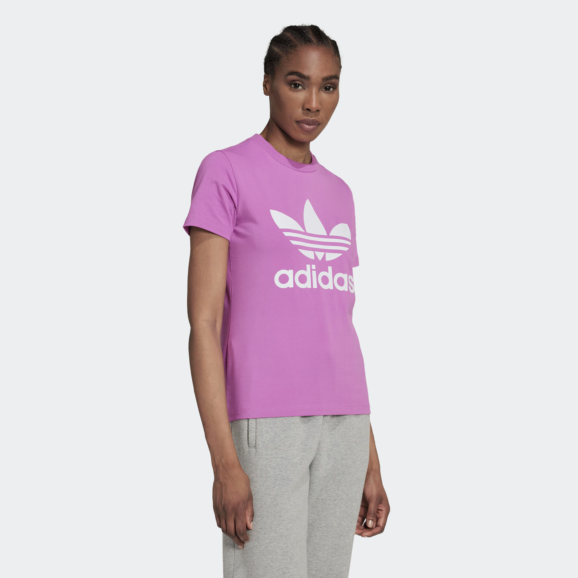 ADIDAS ORIGINALS Tričko fialová / biela - Pepit.sk