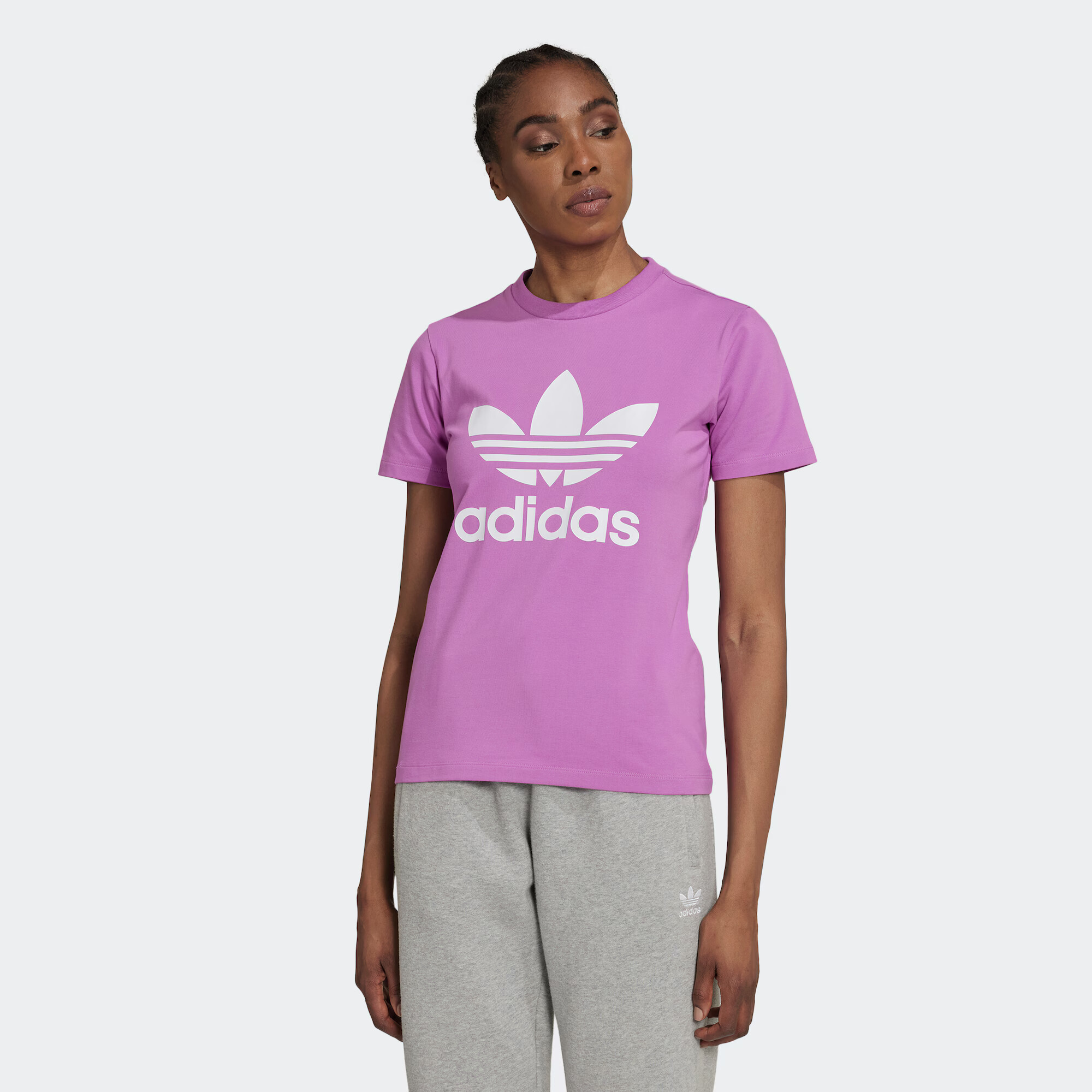 ADIDAS ORIGINALS Tričko fialová / biela - Pepit.sk