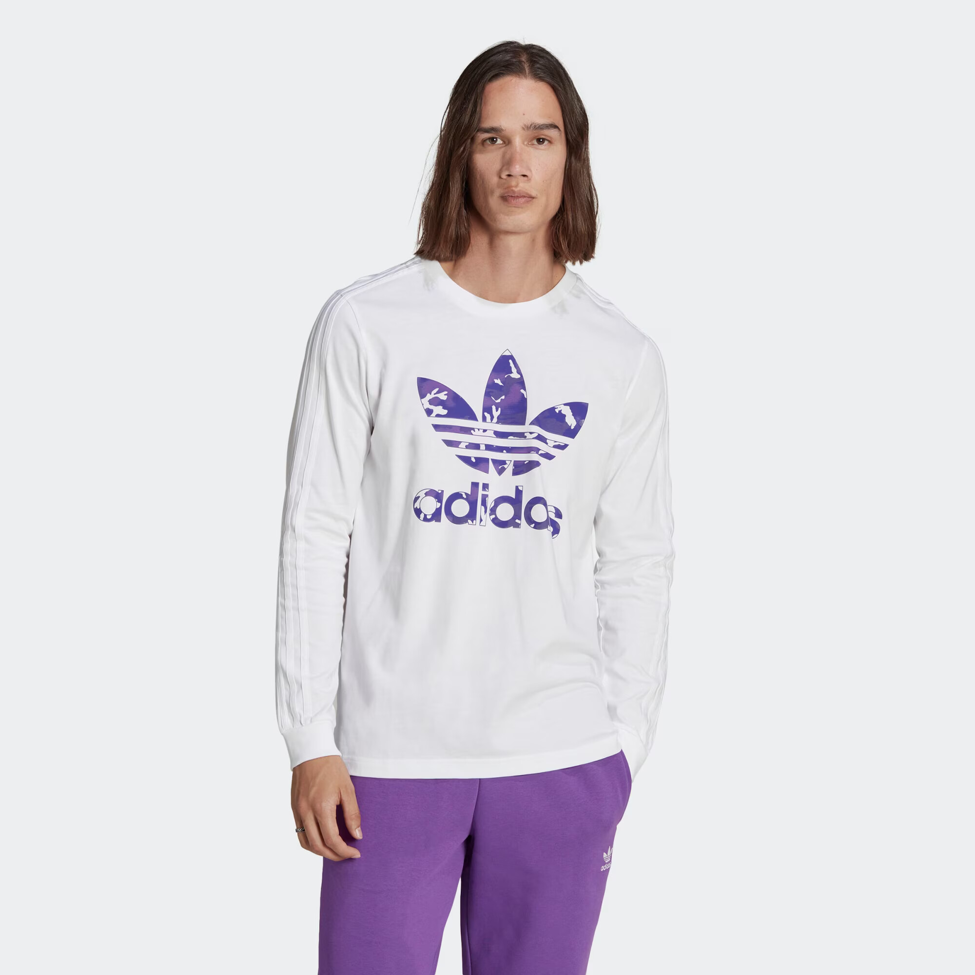 ADIDAS ORIGINALS Tričko fialová / biela - Pepit.sk